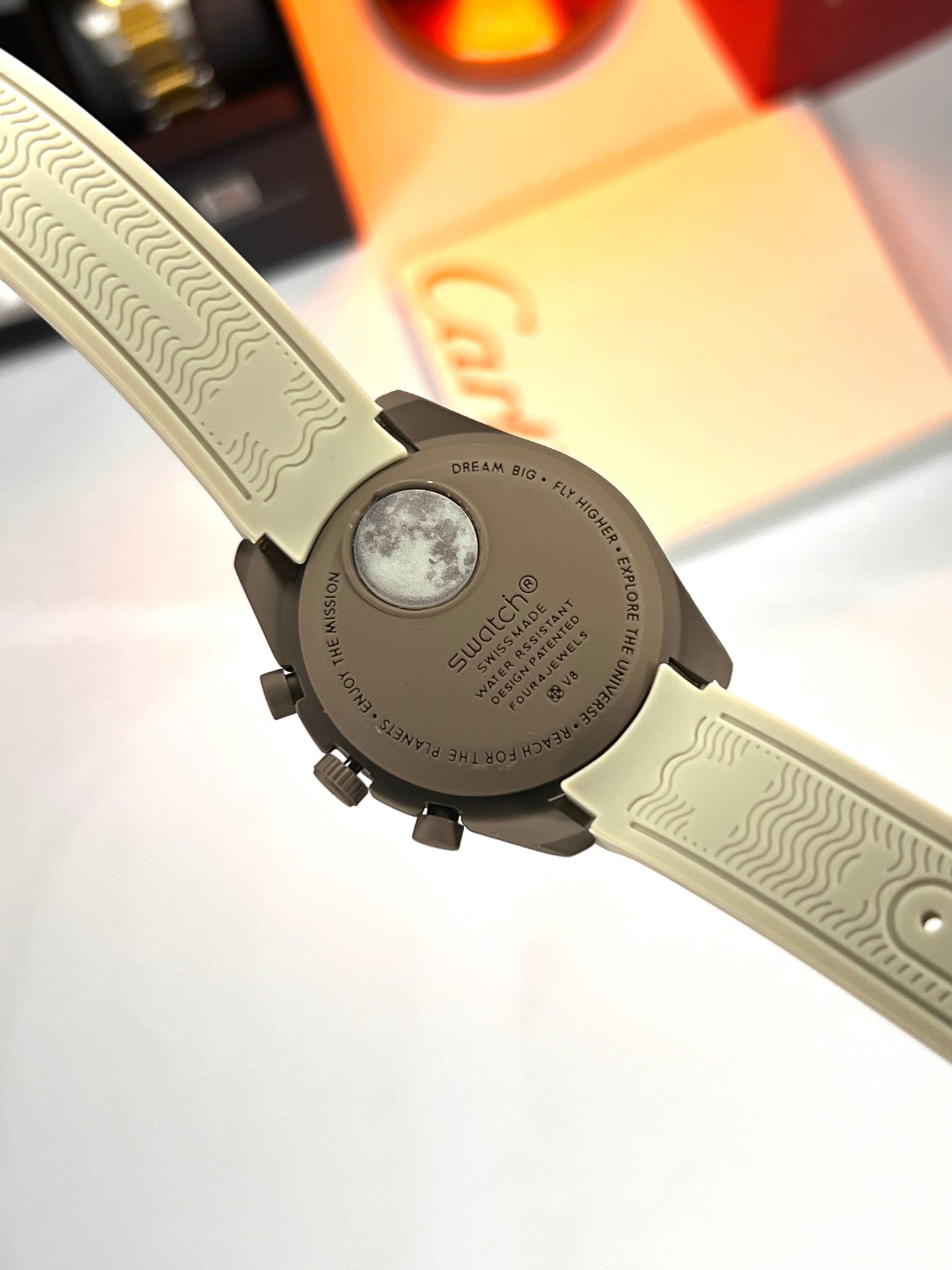Omega Moonswatch Chocolate Brown