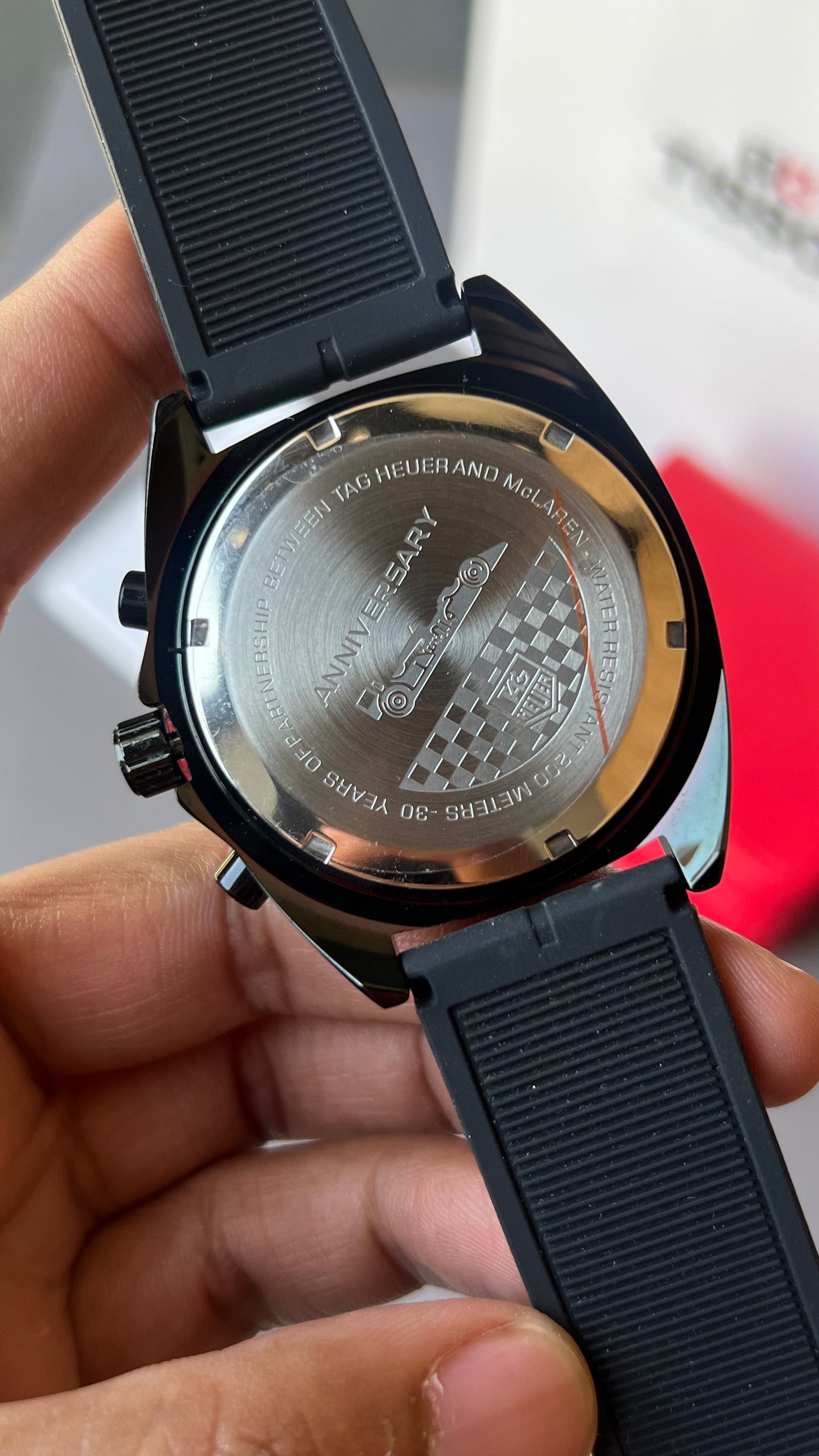 Tag Heuer Formula 1 Senna Edition Black Silicone Strap Black Dial Chronograph