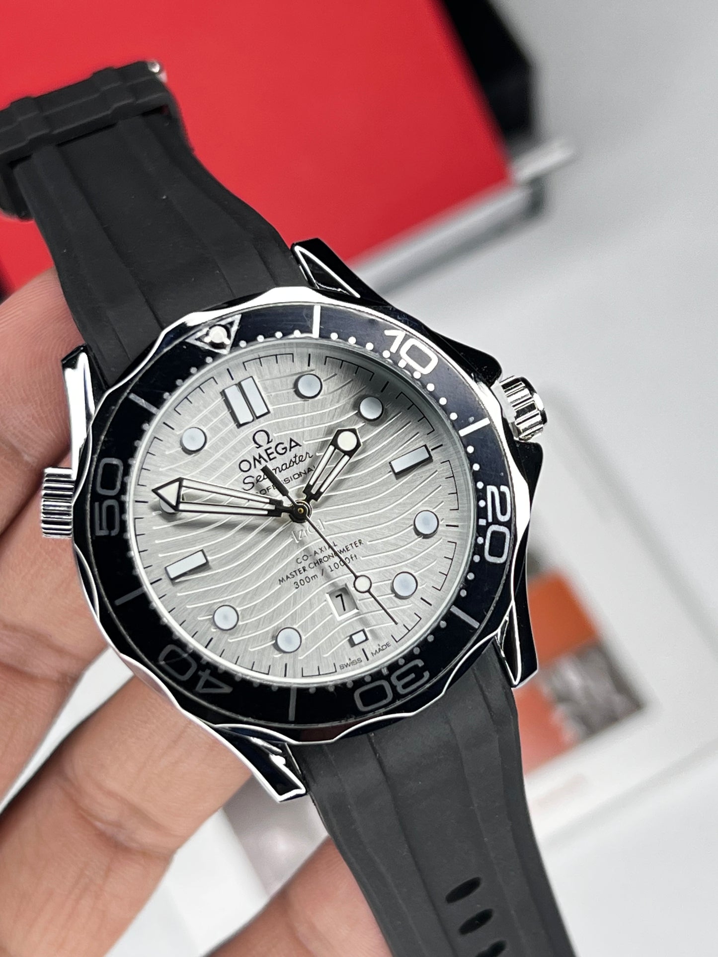OMG SeaMaster Silver Case