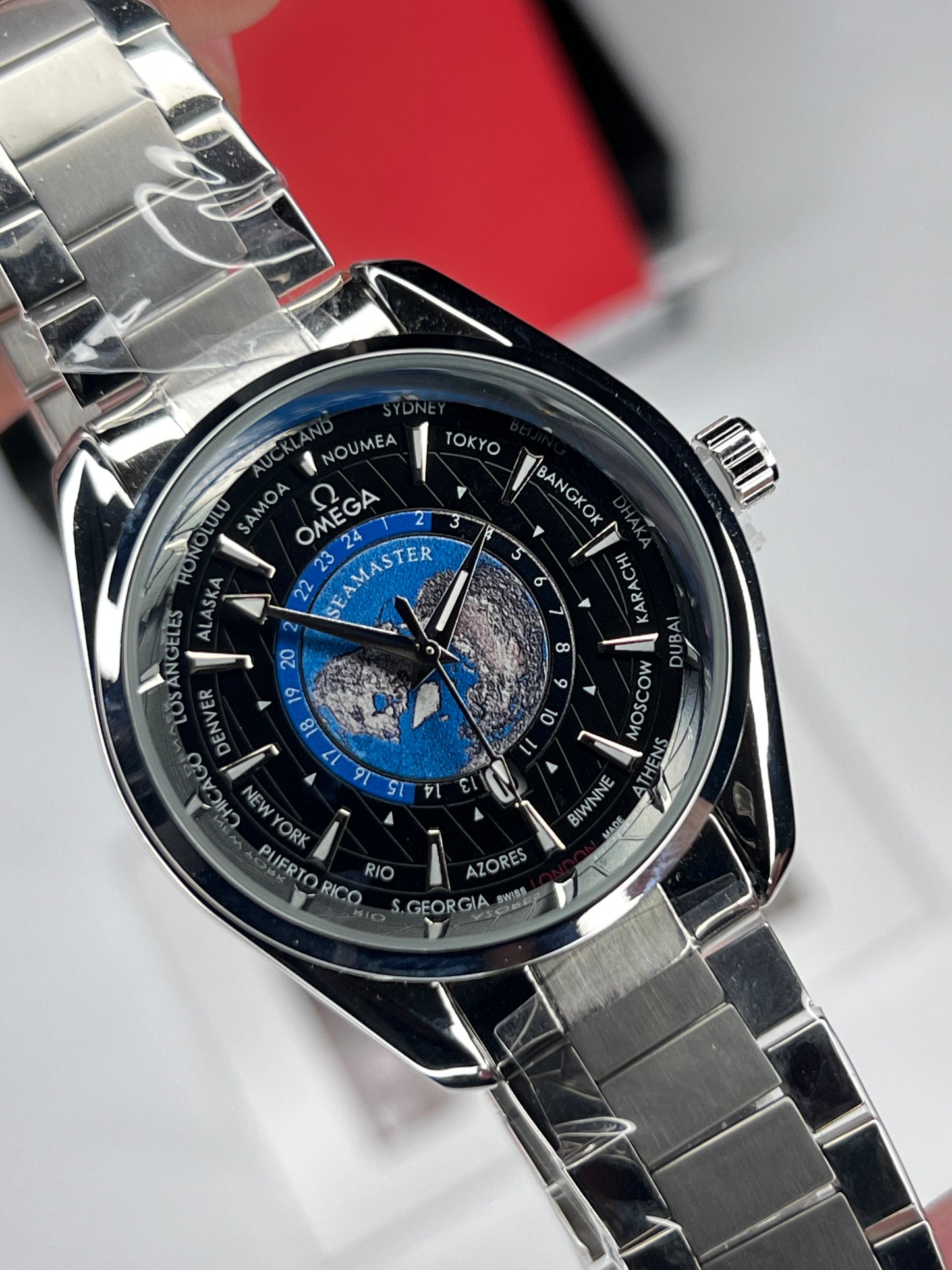 OMG SeaMaster World (Silver Case)