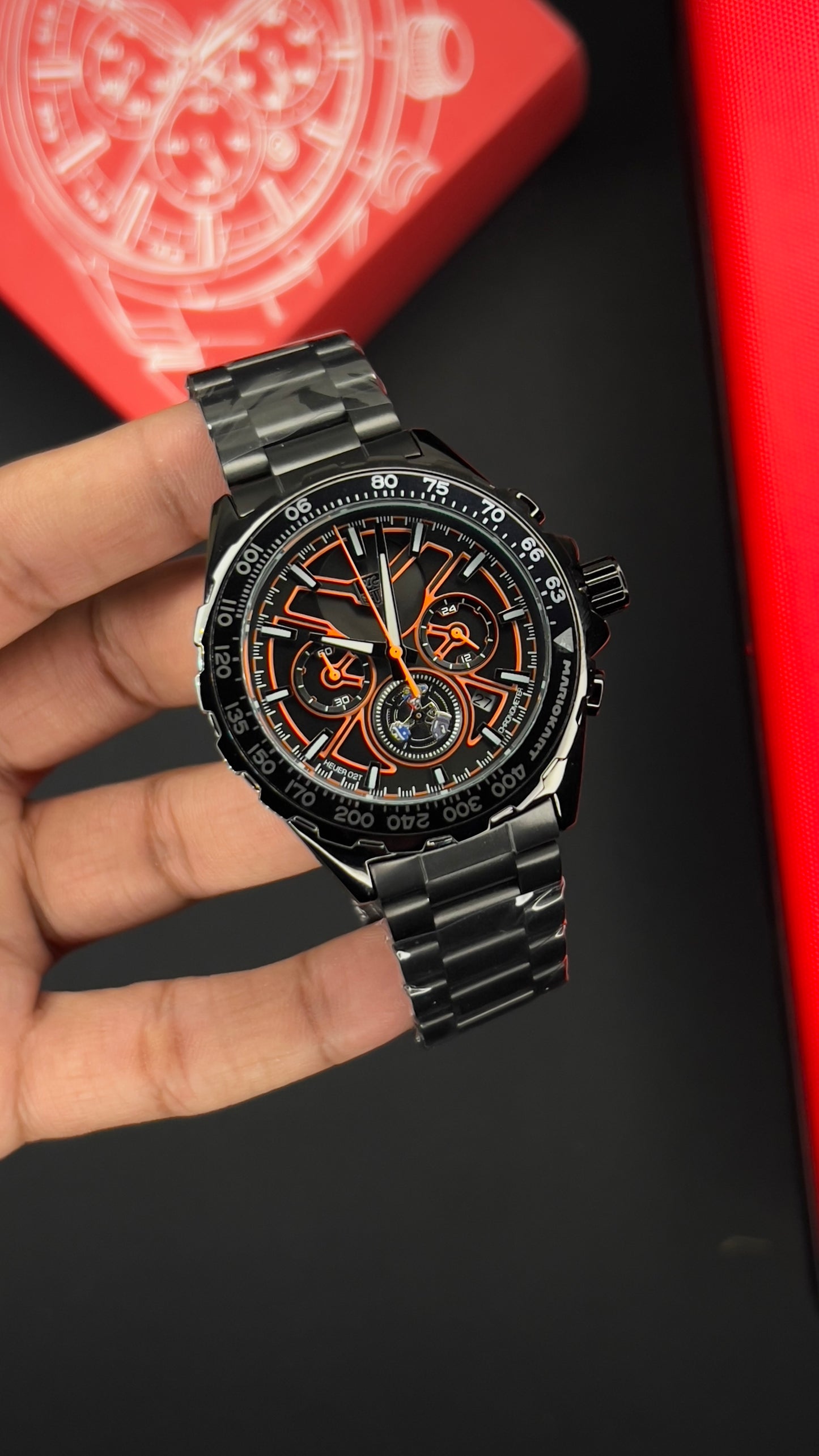 TG Ori - Orange Chronograph Japan Movt.