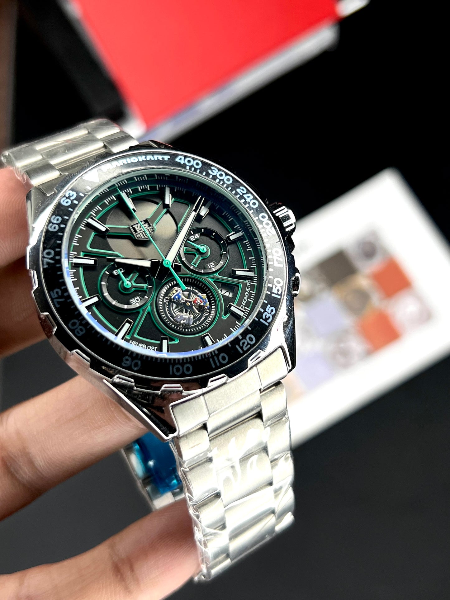 Tag Ori Green Silver Body