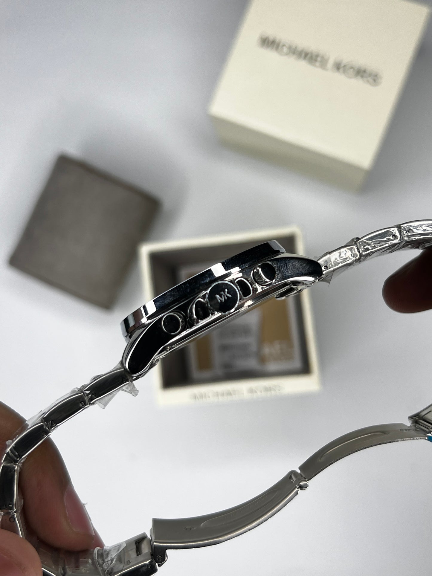MK Silver Chronograph