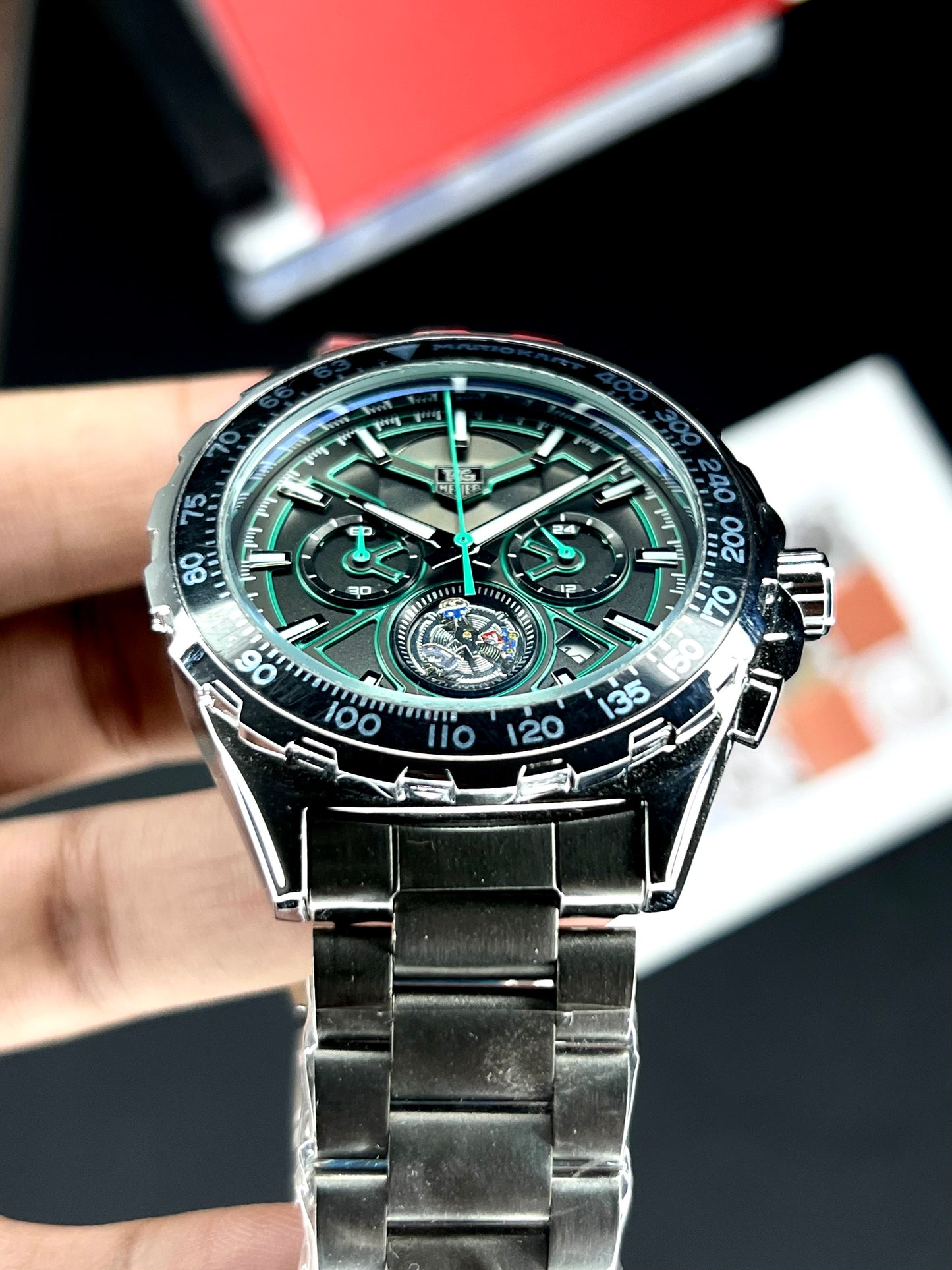 Tag Ori Green Silver Body