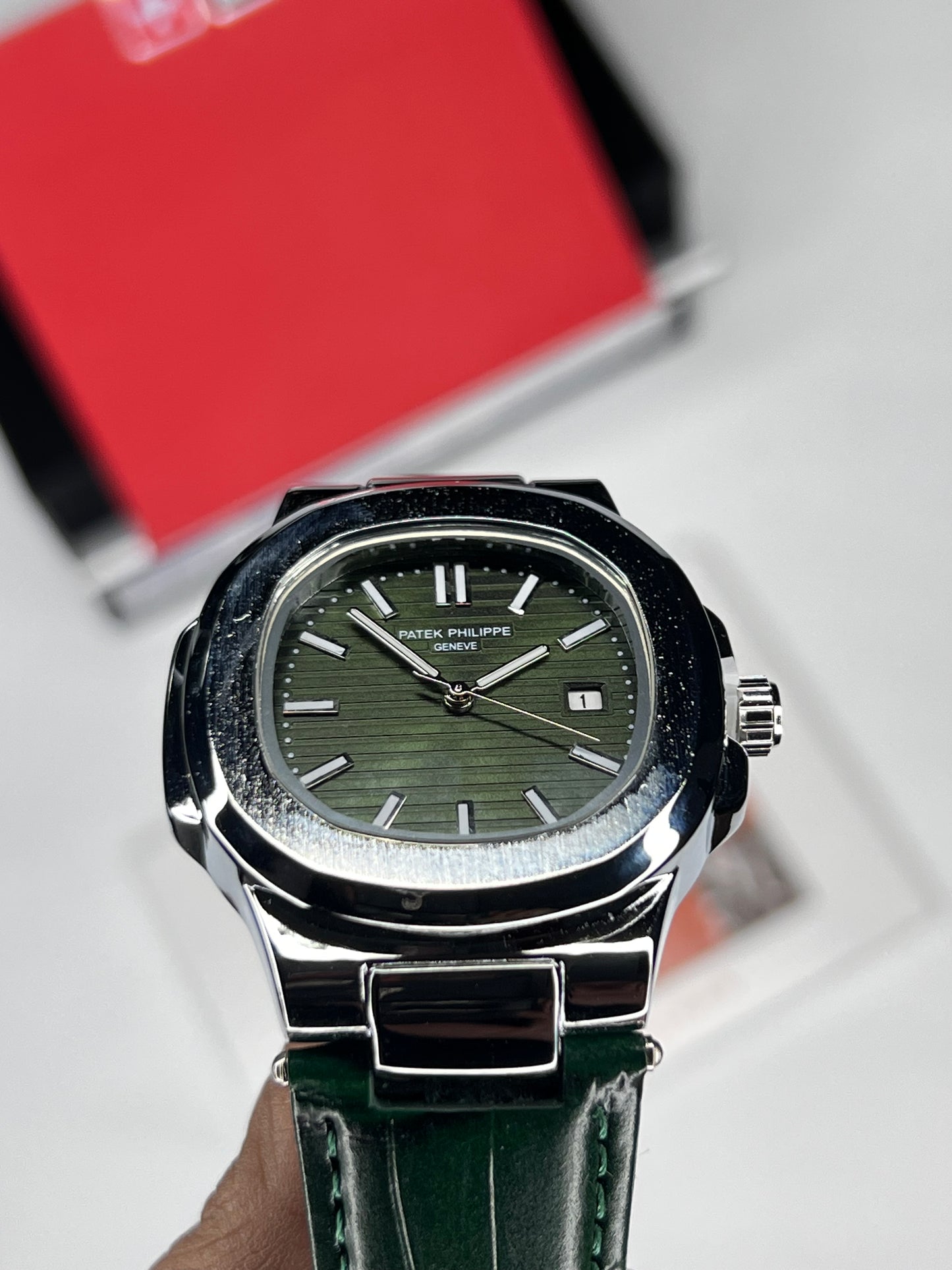 PP Nautilus Green ( Leather Strap )