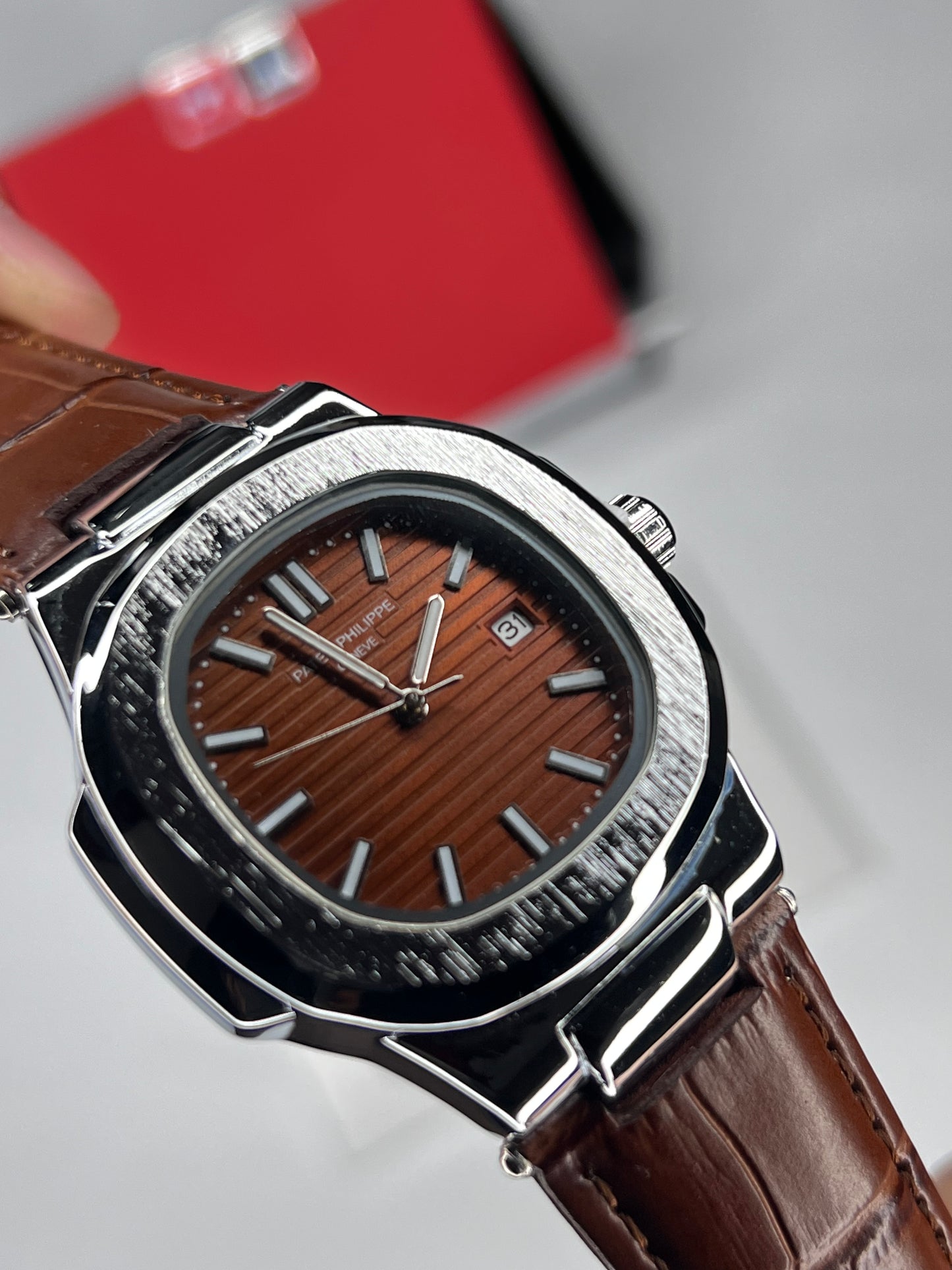PP Nautilus Brown ( Leather Strap )