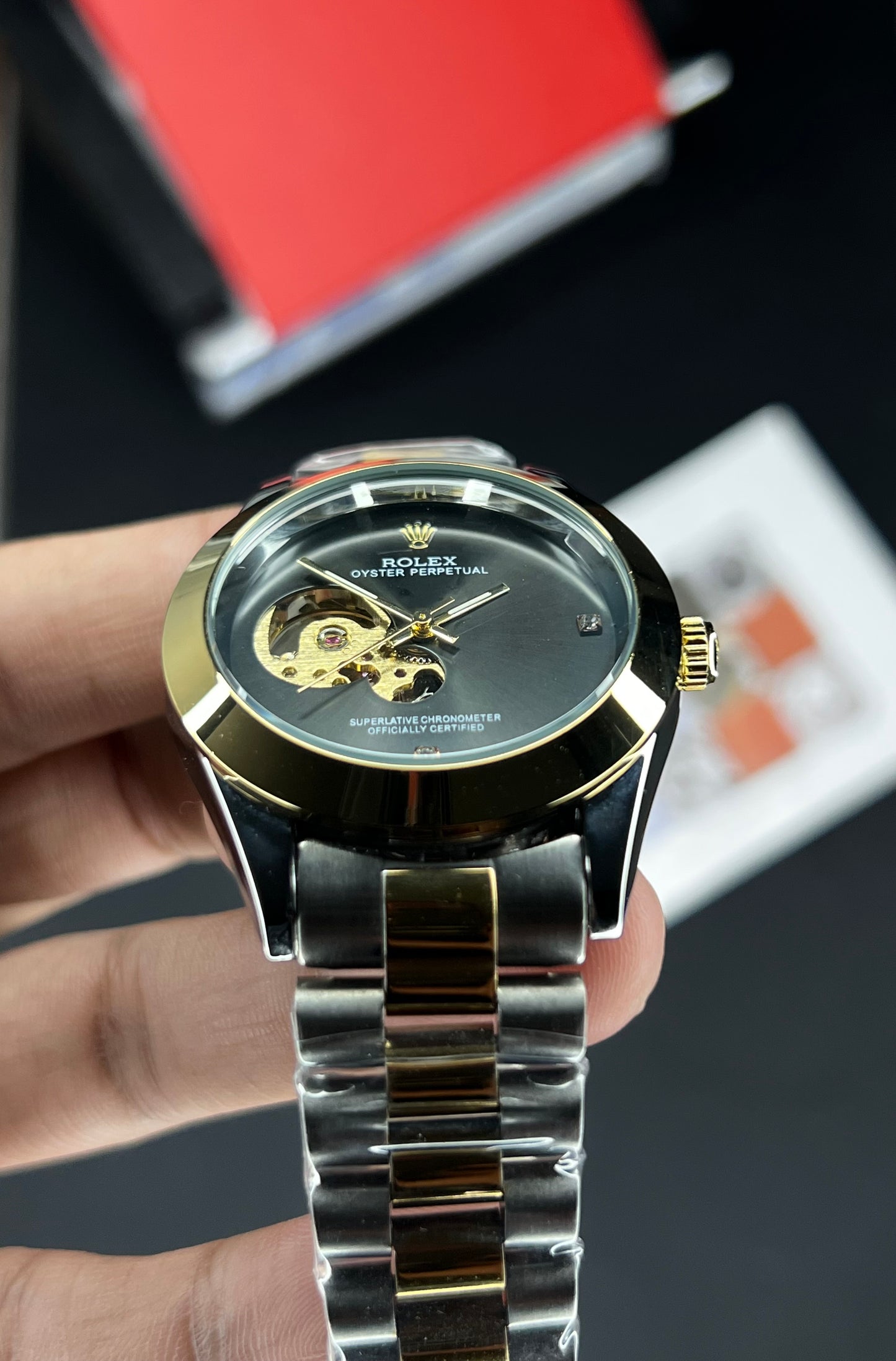 Rol£x Auto Black Dial
