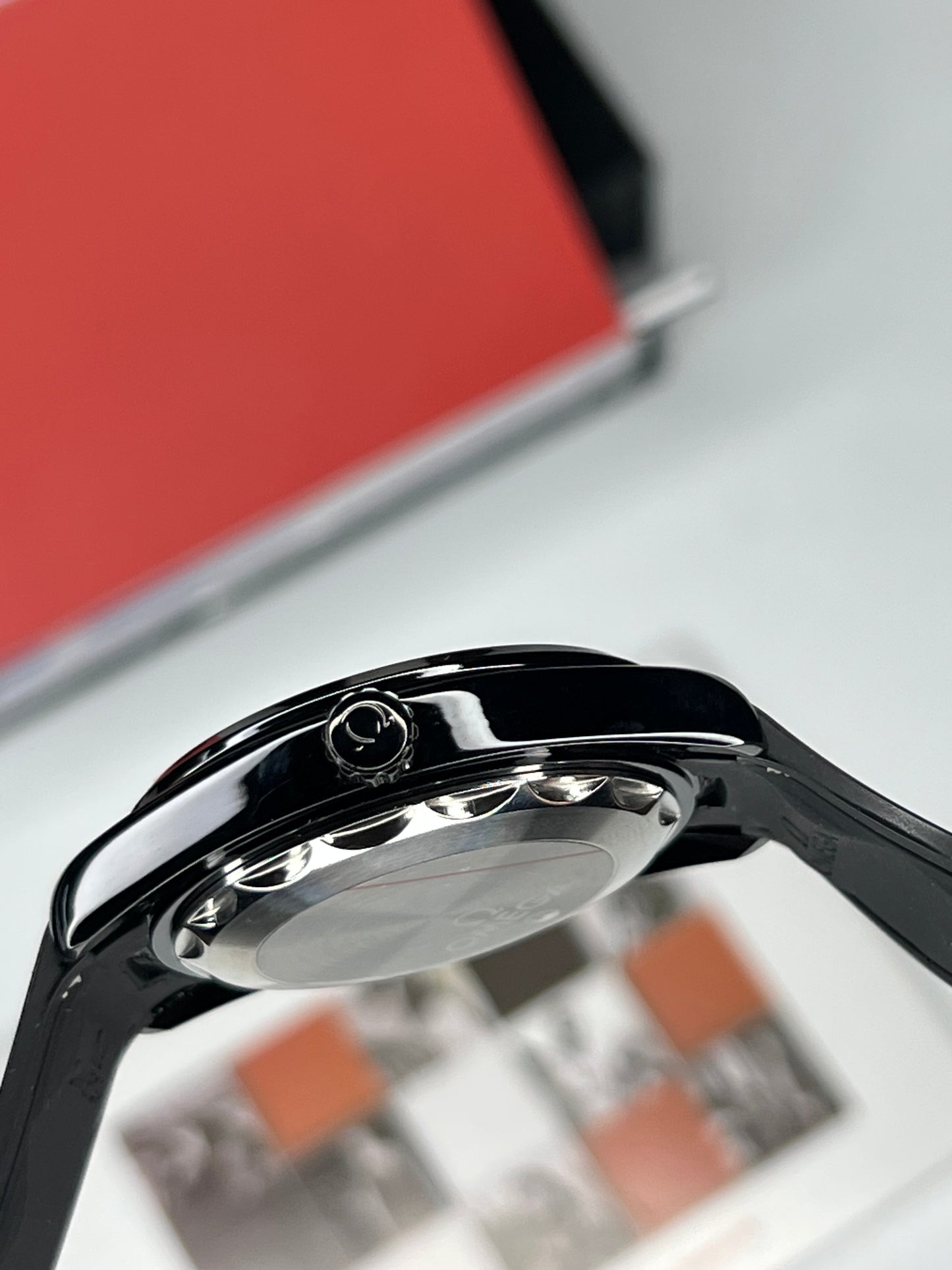 OMG Black Case Blue Dial