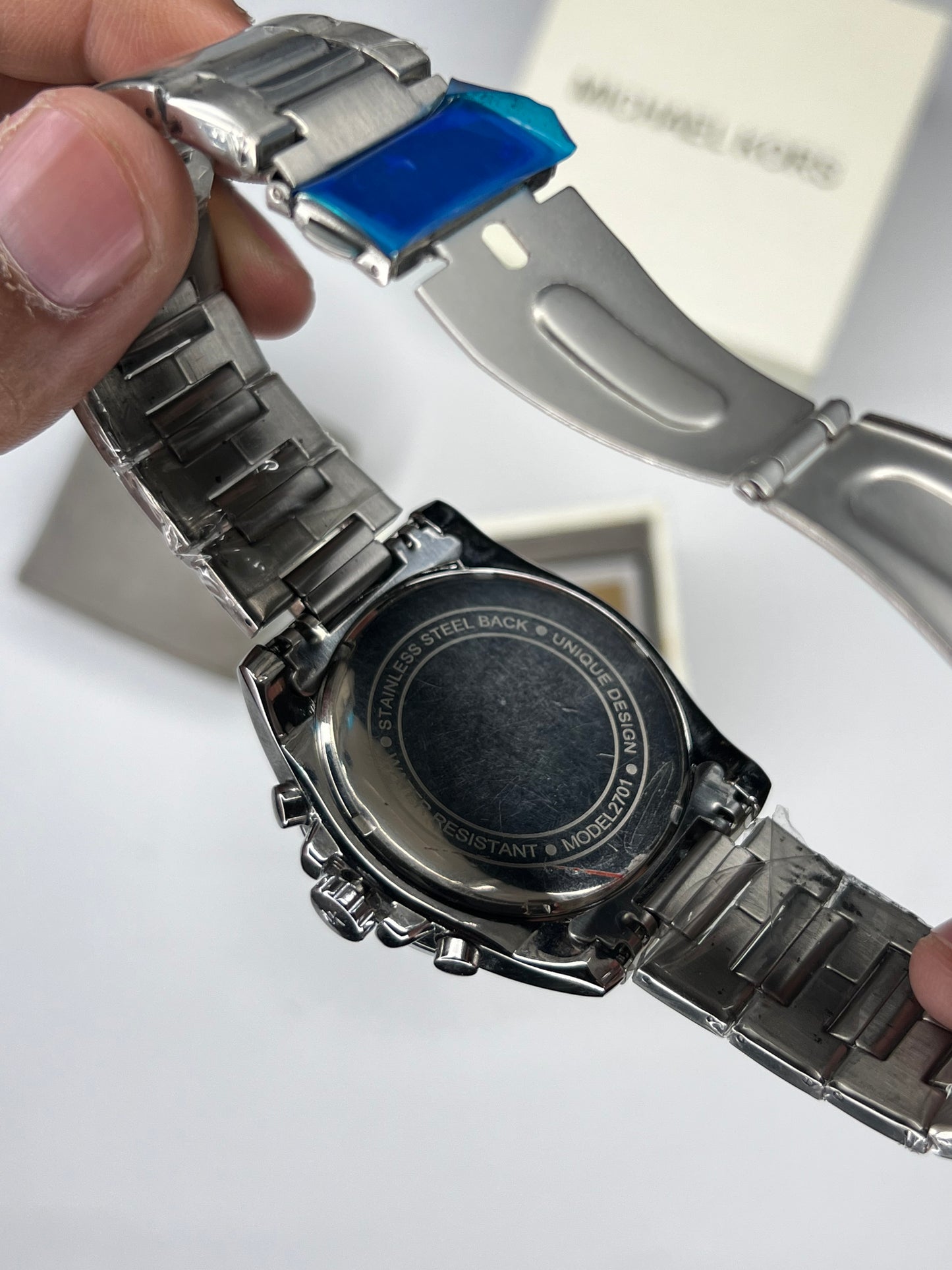 MK Silver Chronograph