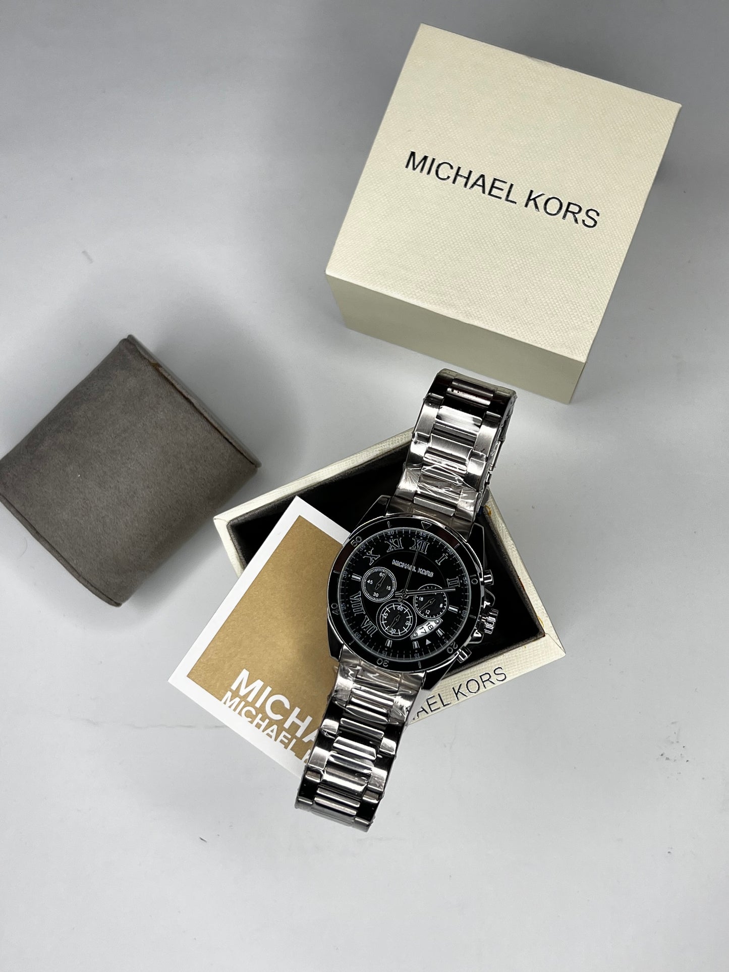 MK Silver Chronograph