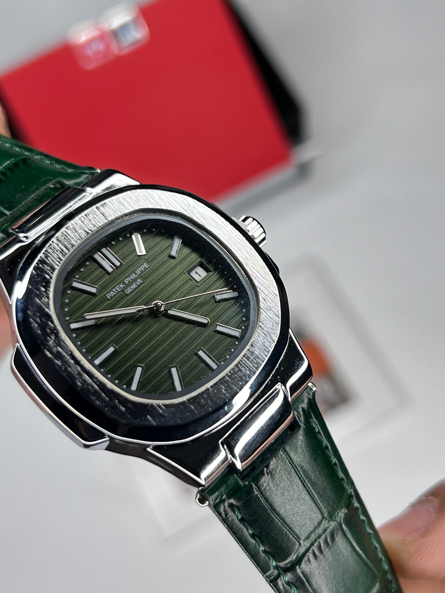 PP Nautilus Green ( Leather Strap )