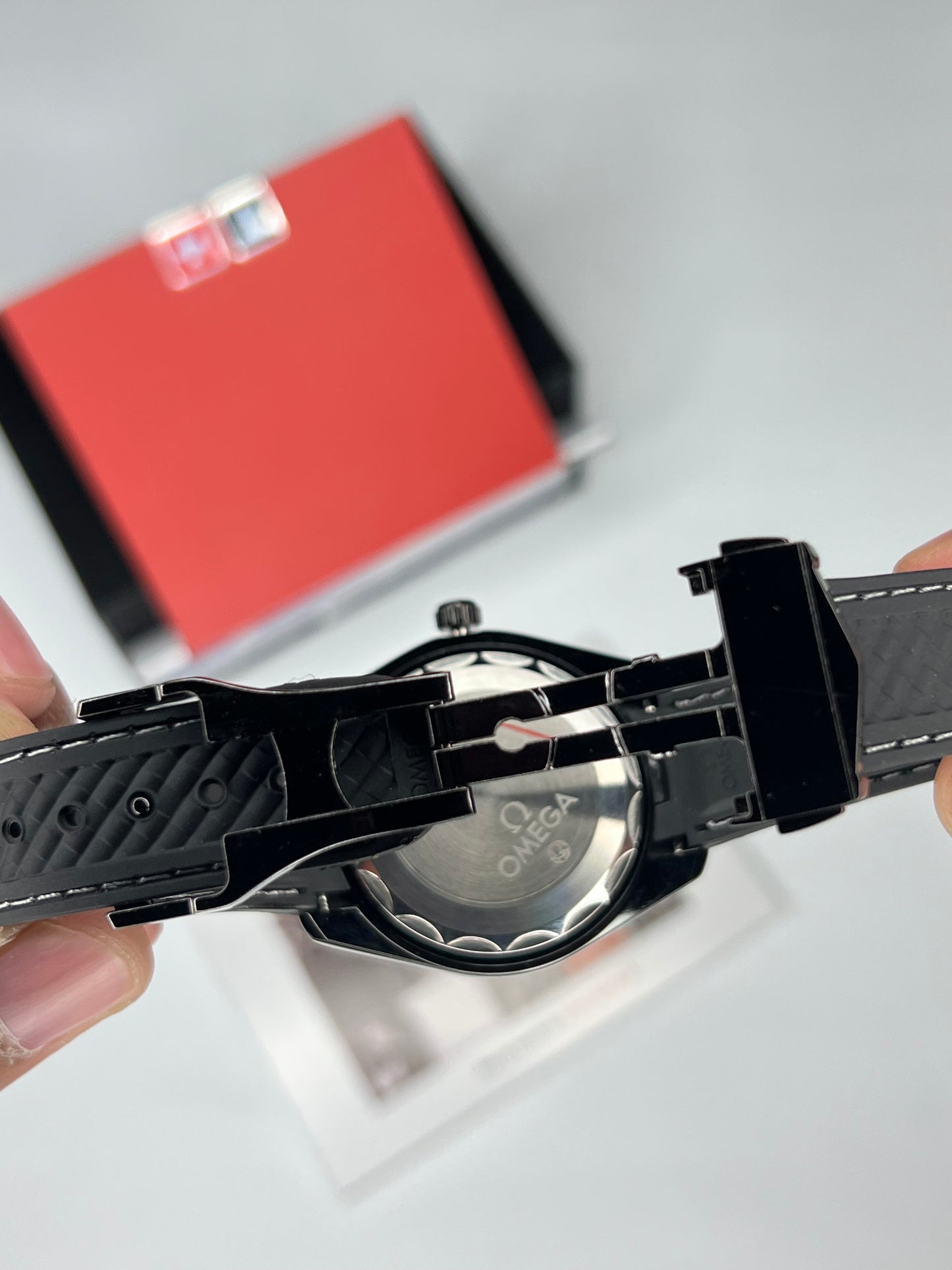 OMG Black Case Green dial