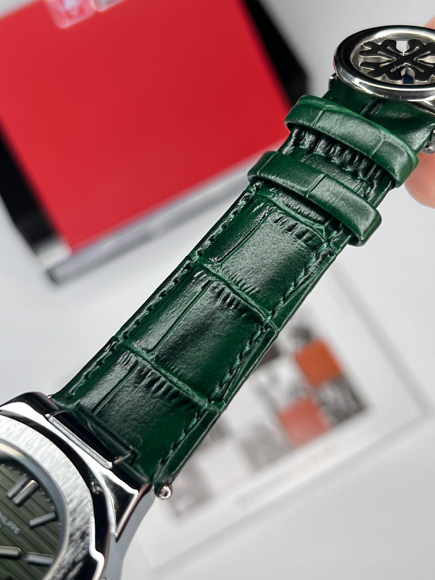 PP Nautilus Green ( Leather Strap )