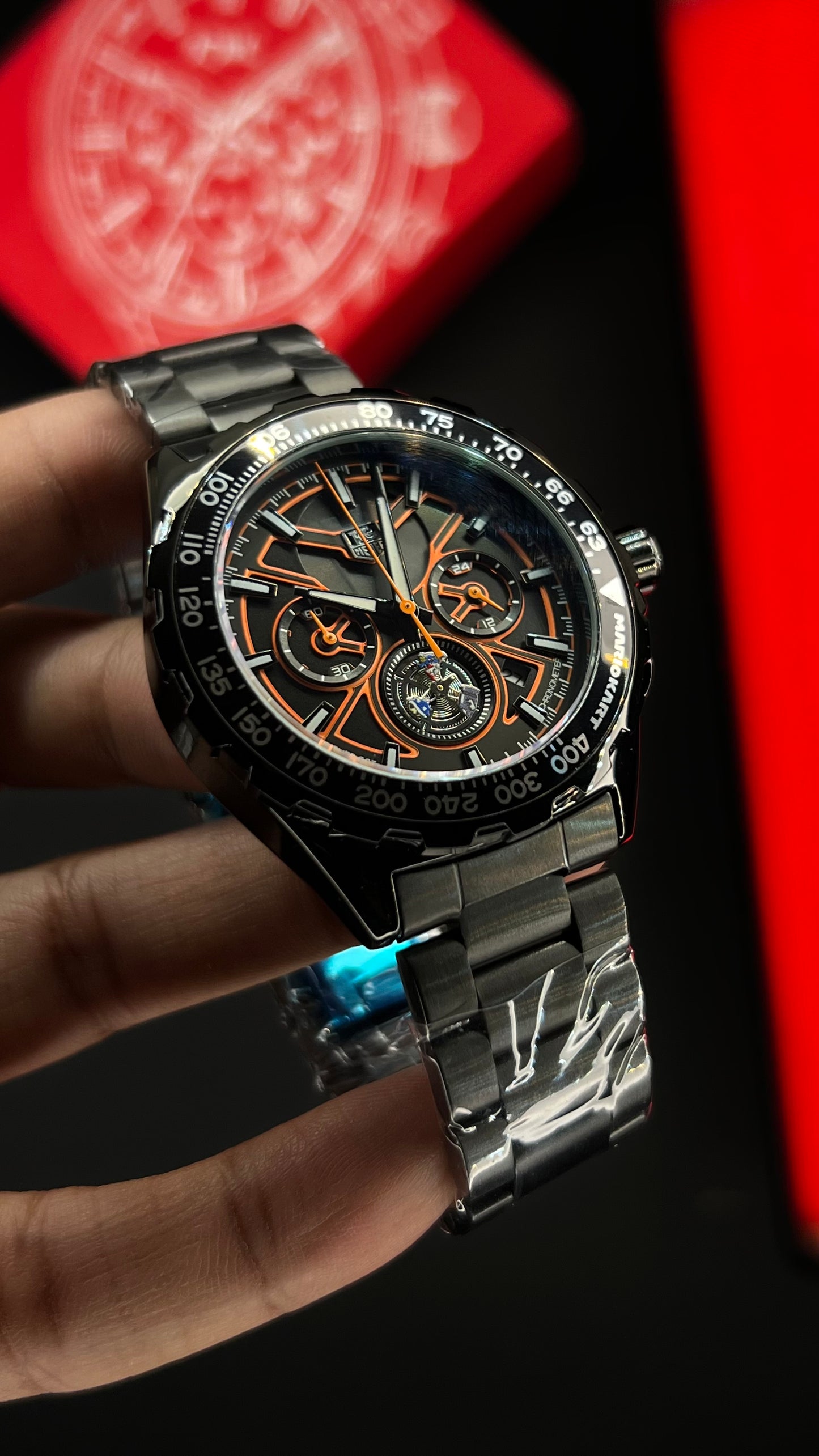 TG Ori - Orange Chronograph Japan Movt.