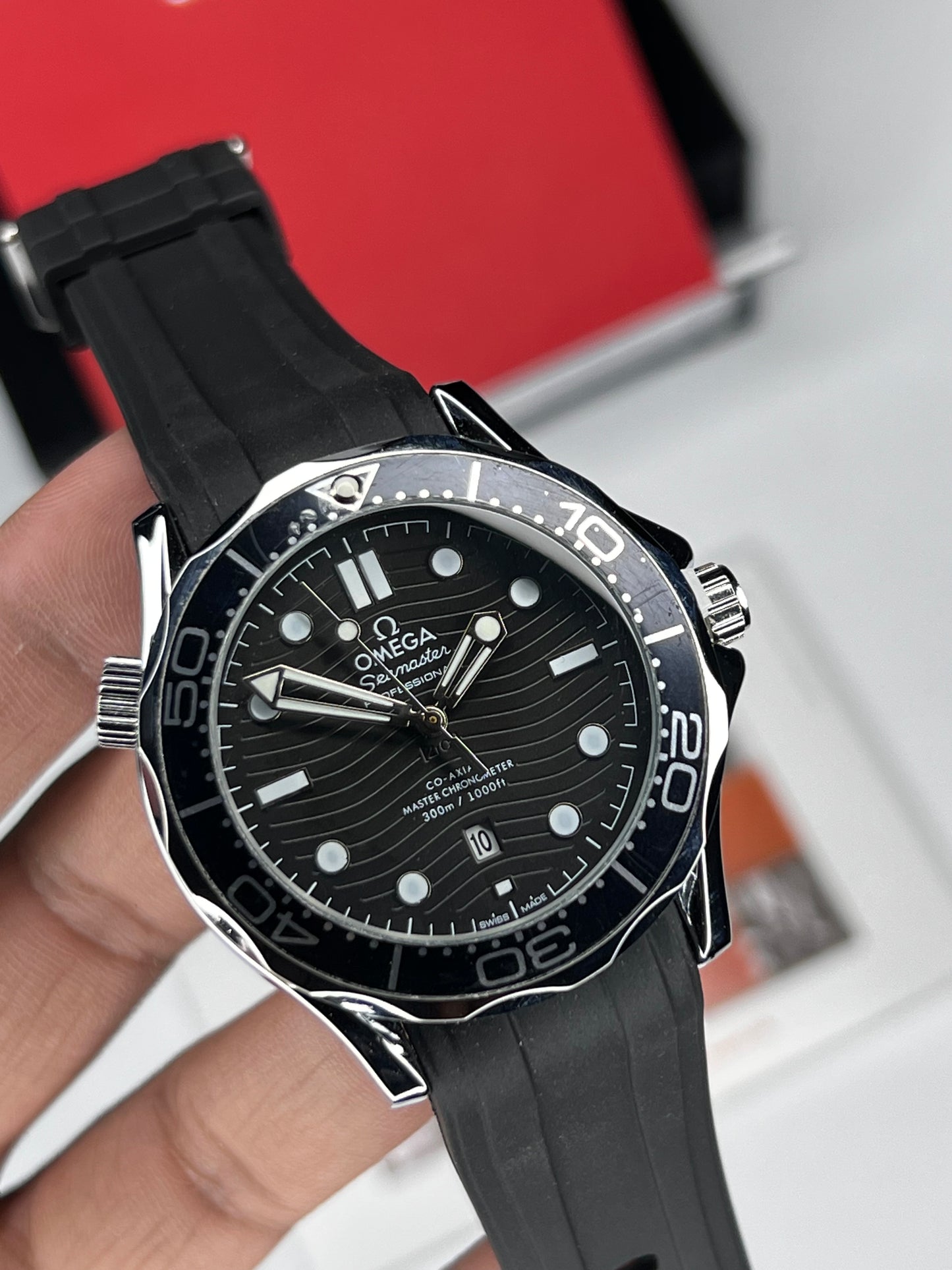OMG SeaMaster Silver Case