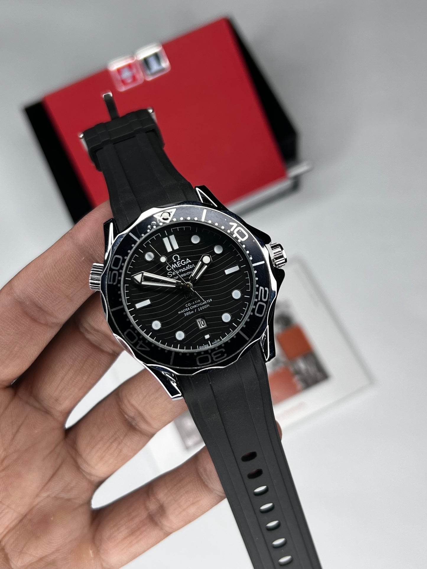 OMG SeaMaster Silver Case