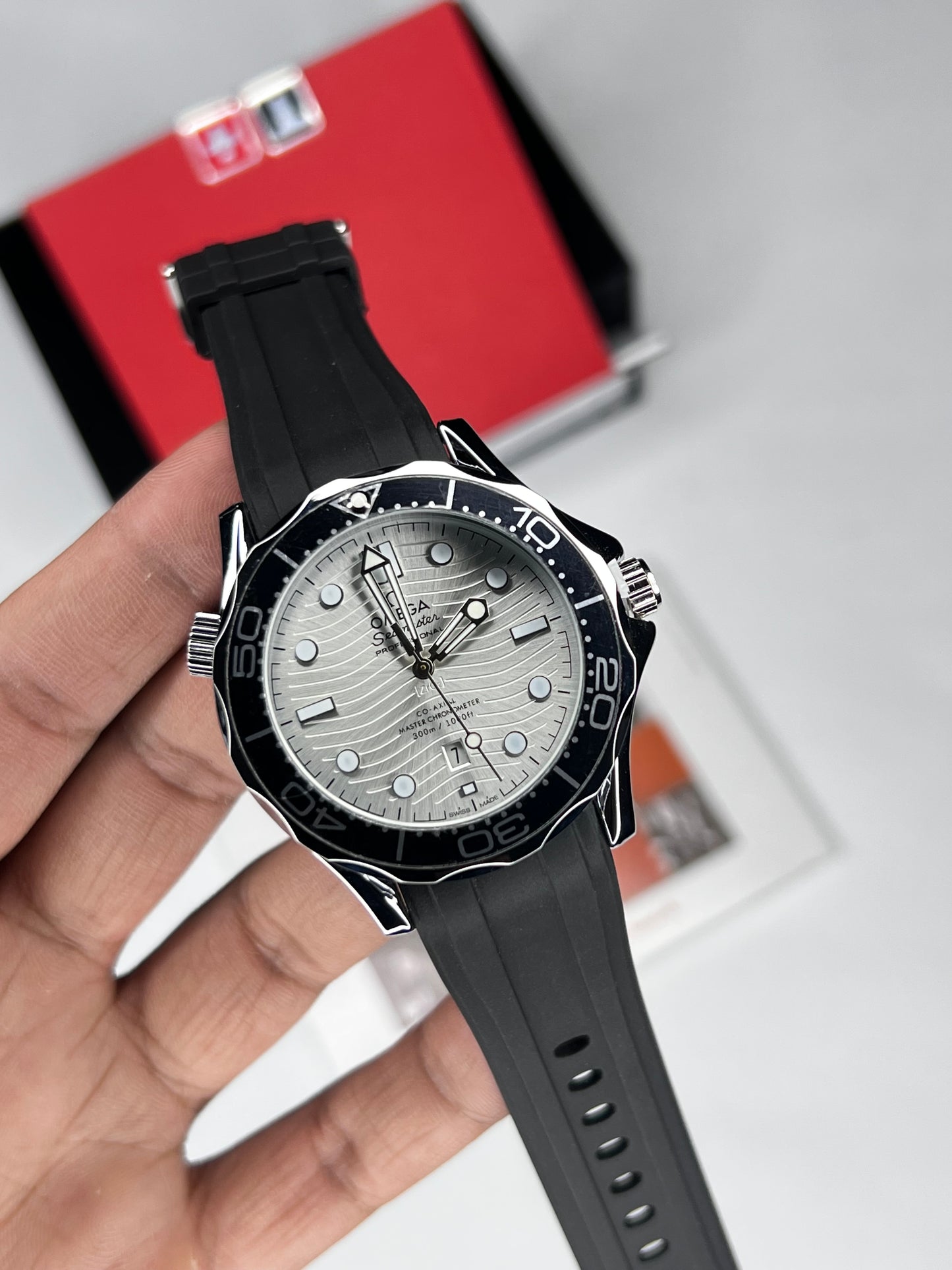 OMG SeaMaster Silver Case