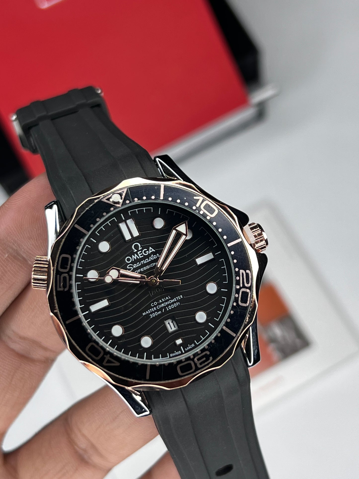 OMG SeaMaster Silver Case