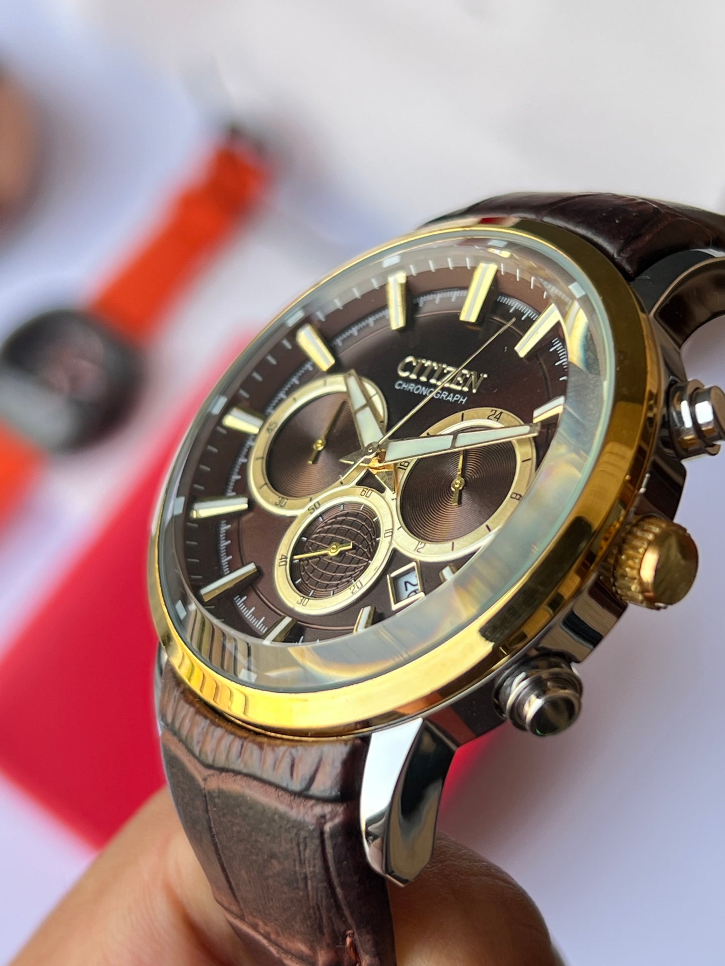 Citizen Chronograph ( Chocolate )