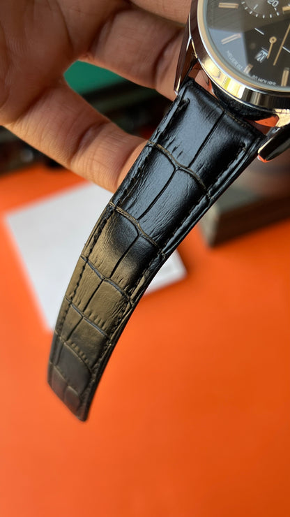 Tag Carrera Chronograph (Silver Case Black dial )