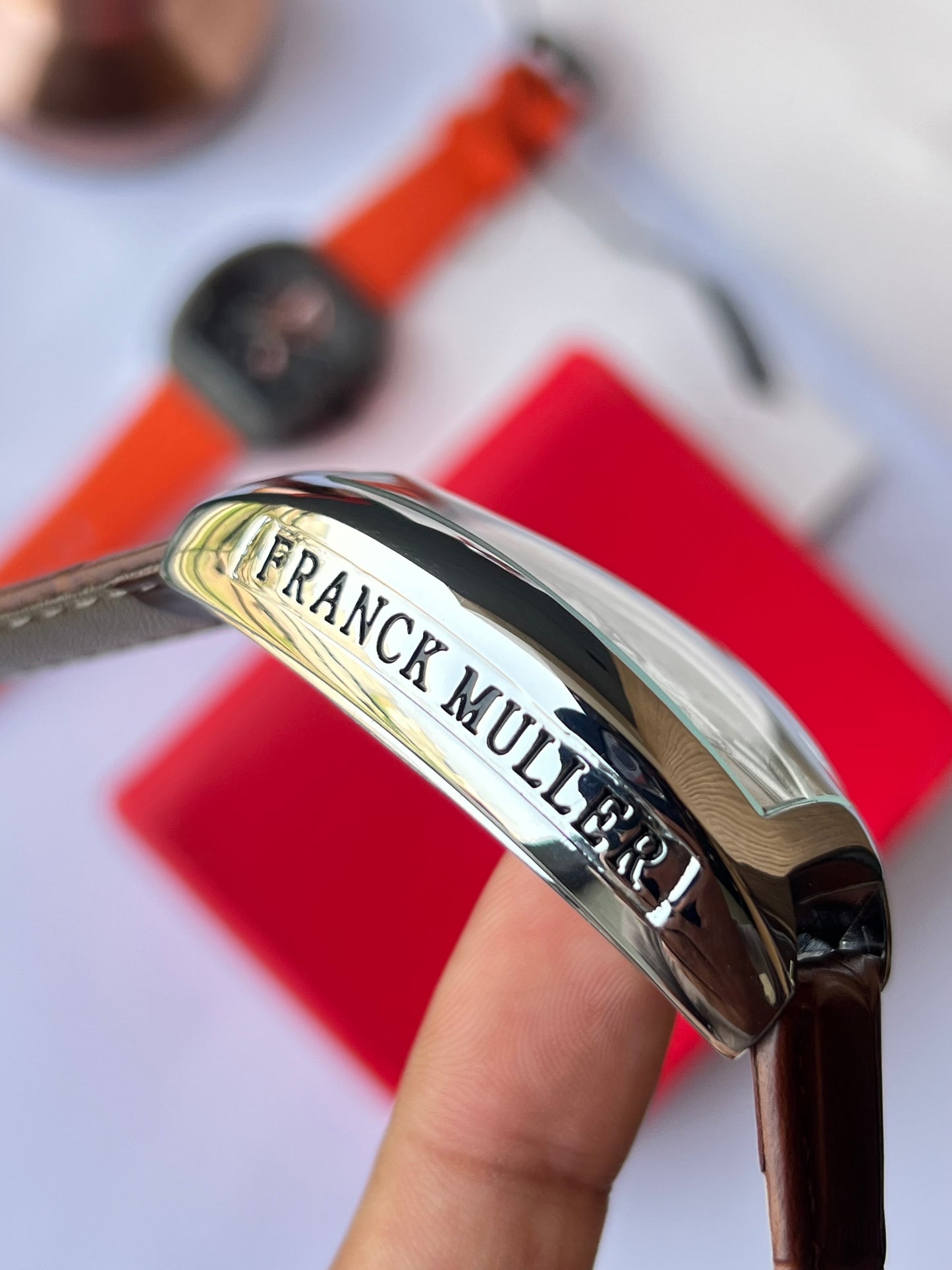 Franck M Roman Numerals (Silver Case White dial)