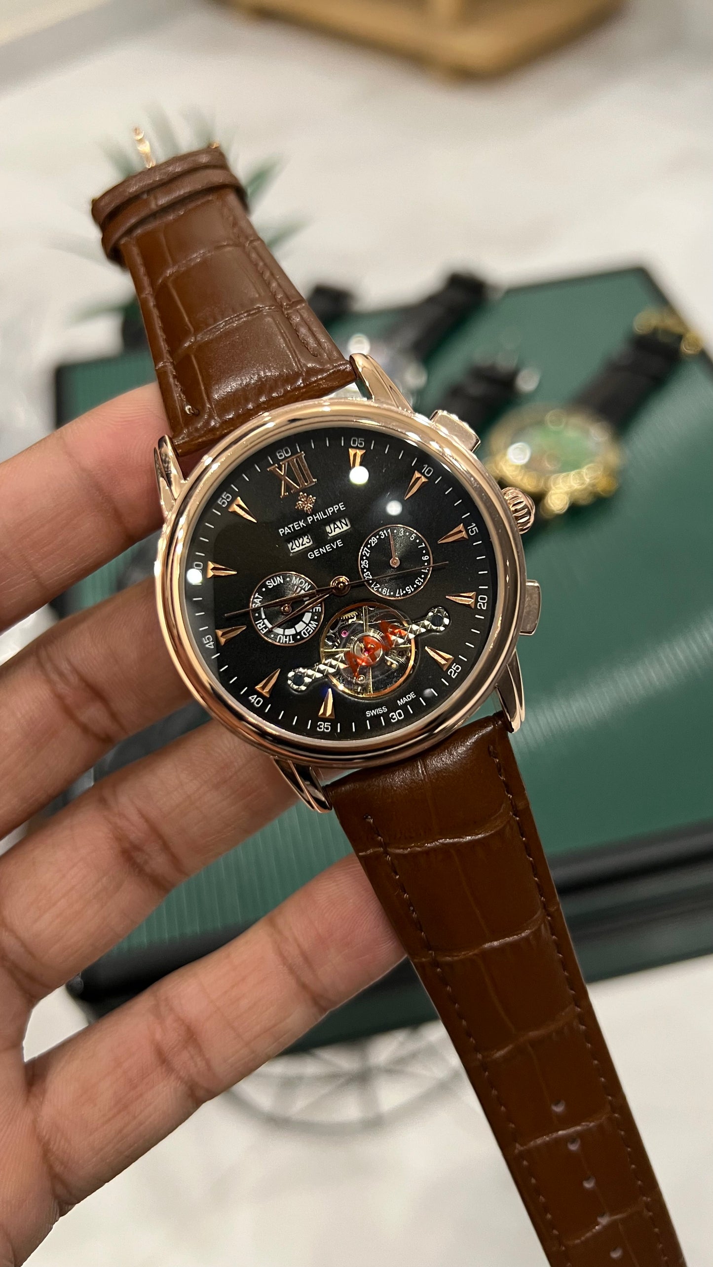 Patek Phillip Auto ( Black Copper )