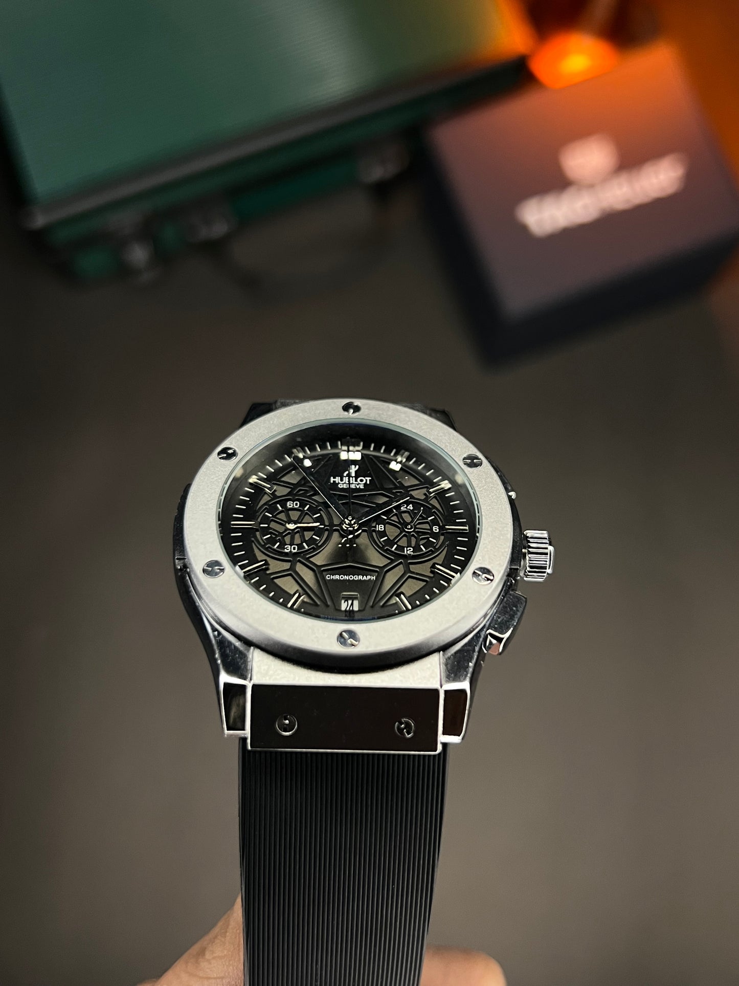 Hublt Spider Dial ( Black)