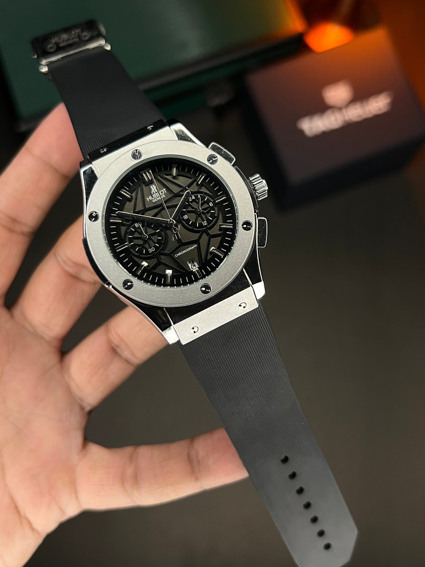 Hublt Spider Dial ( Black)