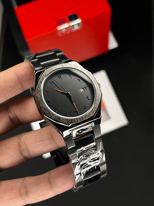 Octagon design in Arabic numerals with Date Limited Edition & Prominent Needles