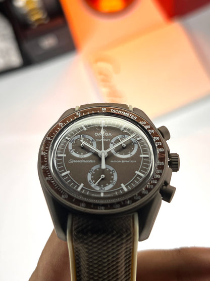 Omega Moonswatch Chocolate Brown