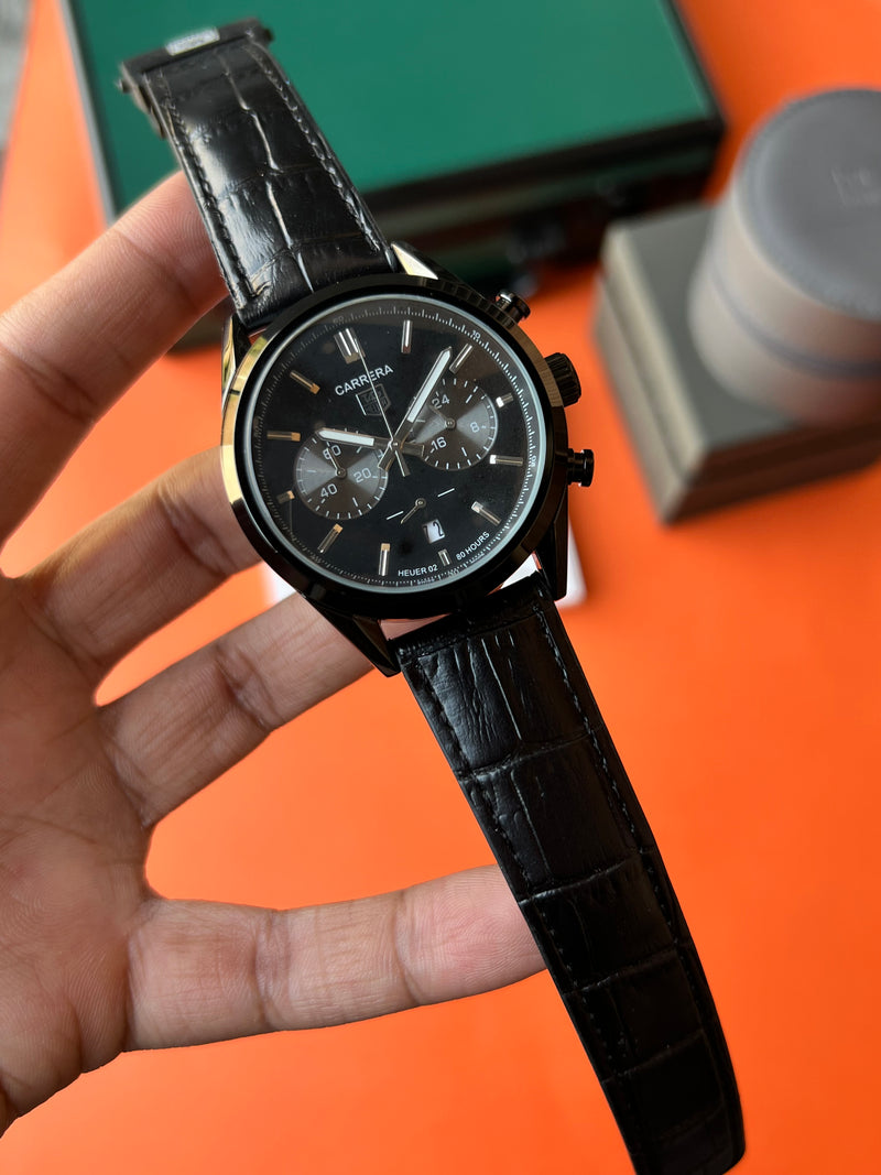 Tag Carrera Chronograph ( All Black )