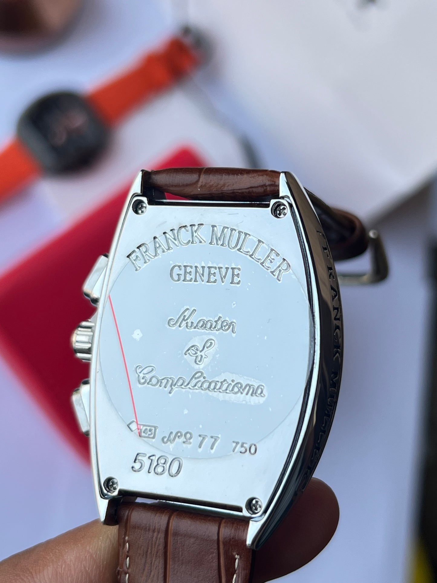 Franck M Roman Numerals (Silver Case White dial)