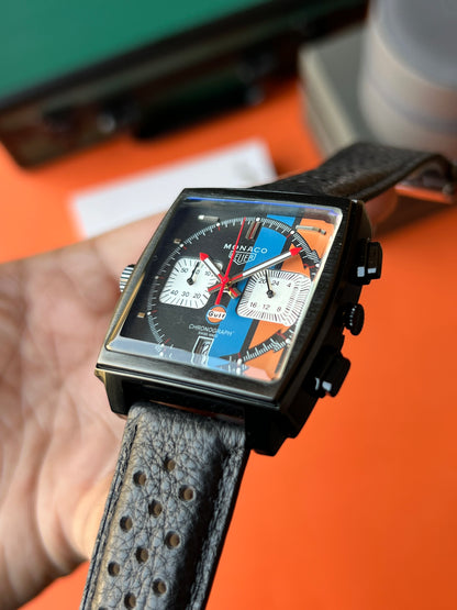 Tag Monaco Gulf All Chronograph working
