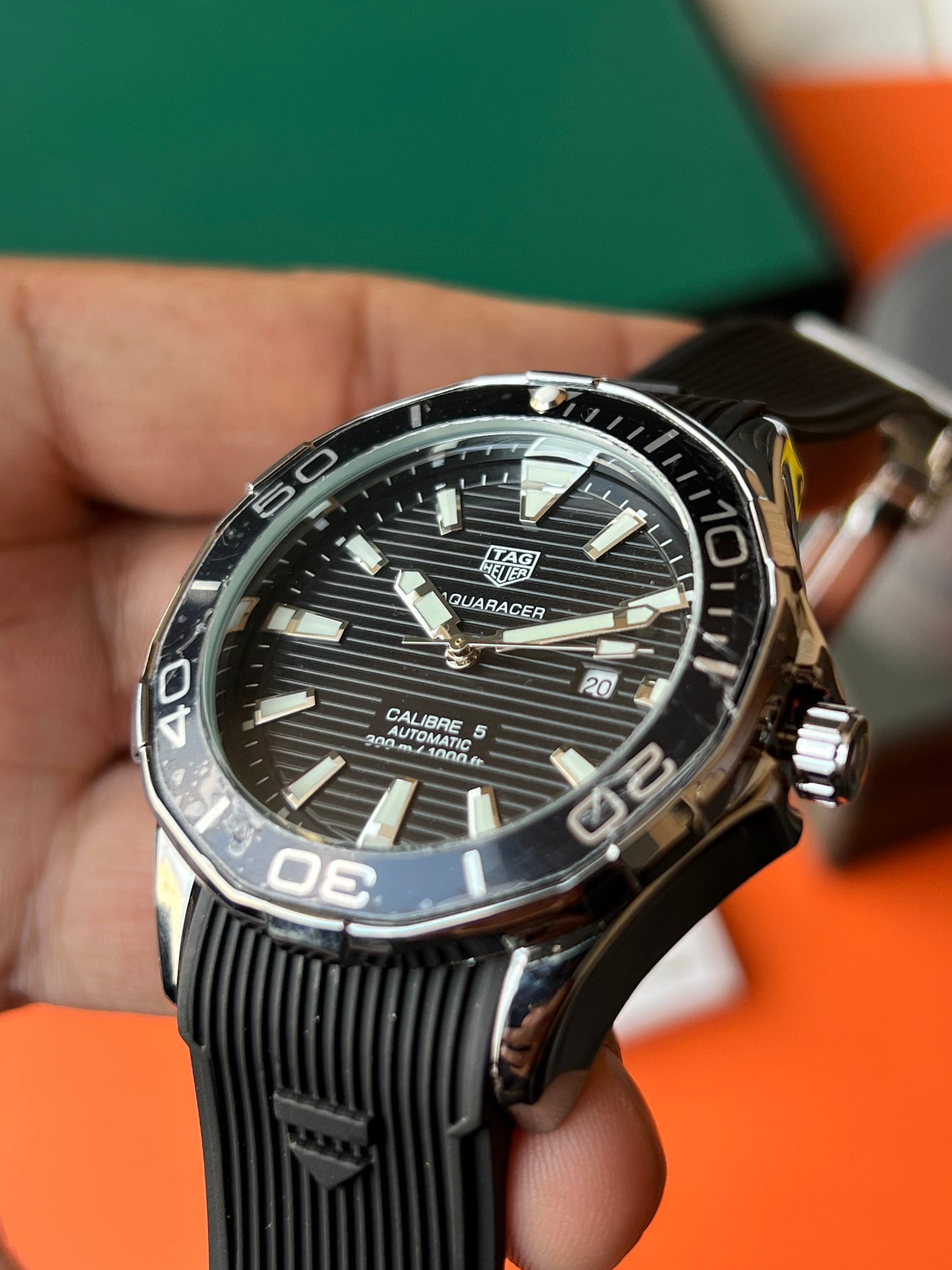 Tag Aquaracer Plain Black