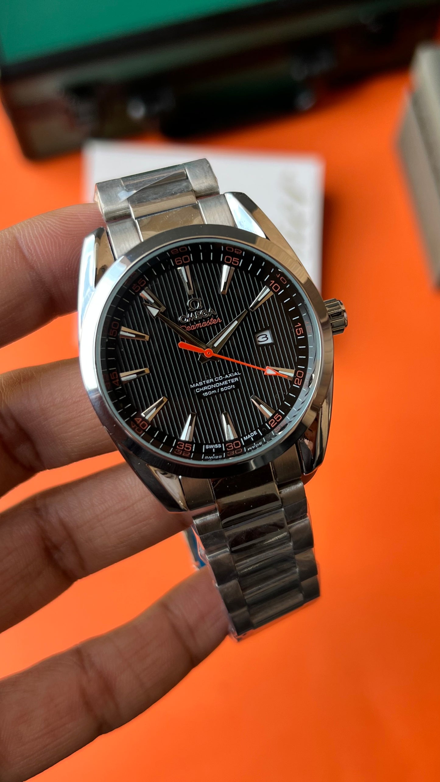 Omega Seamaster ( Orange Needle )