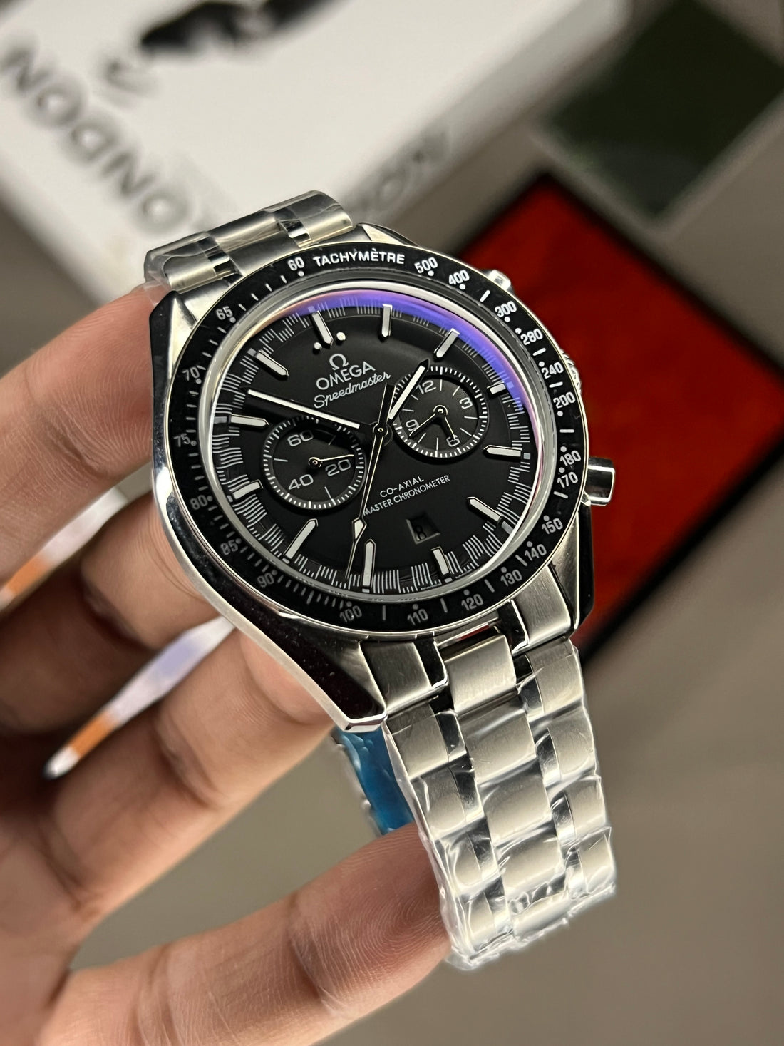 Omega Speedmaster Racing black