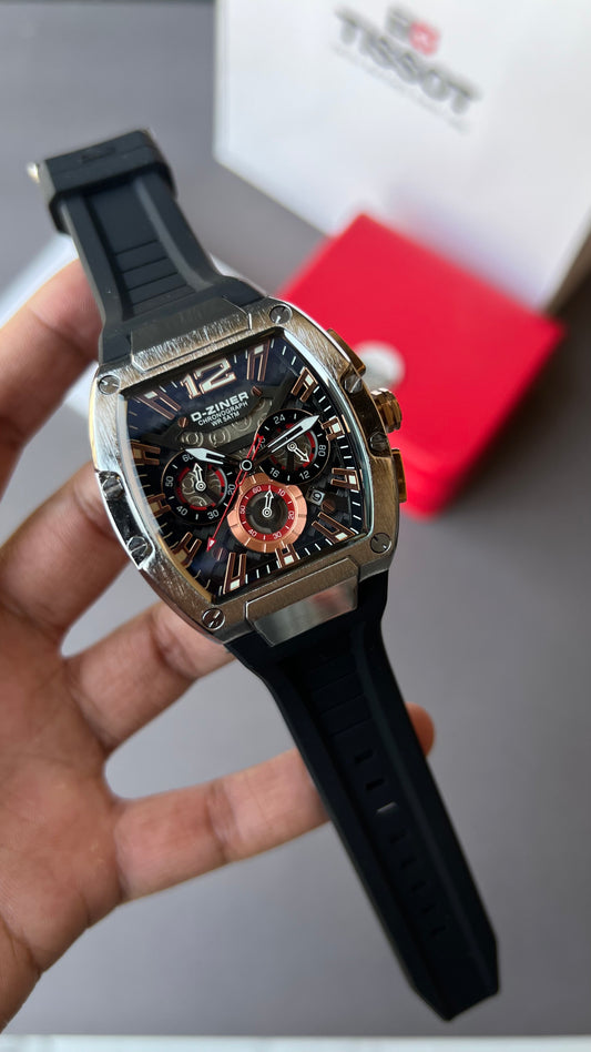 DZ chronograph ( Original ) Silver Case