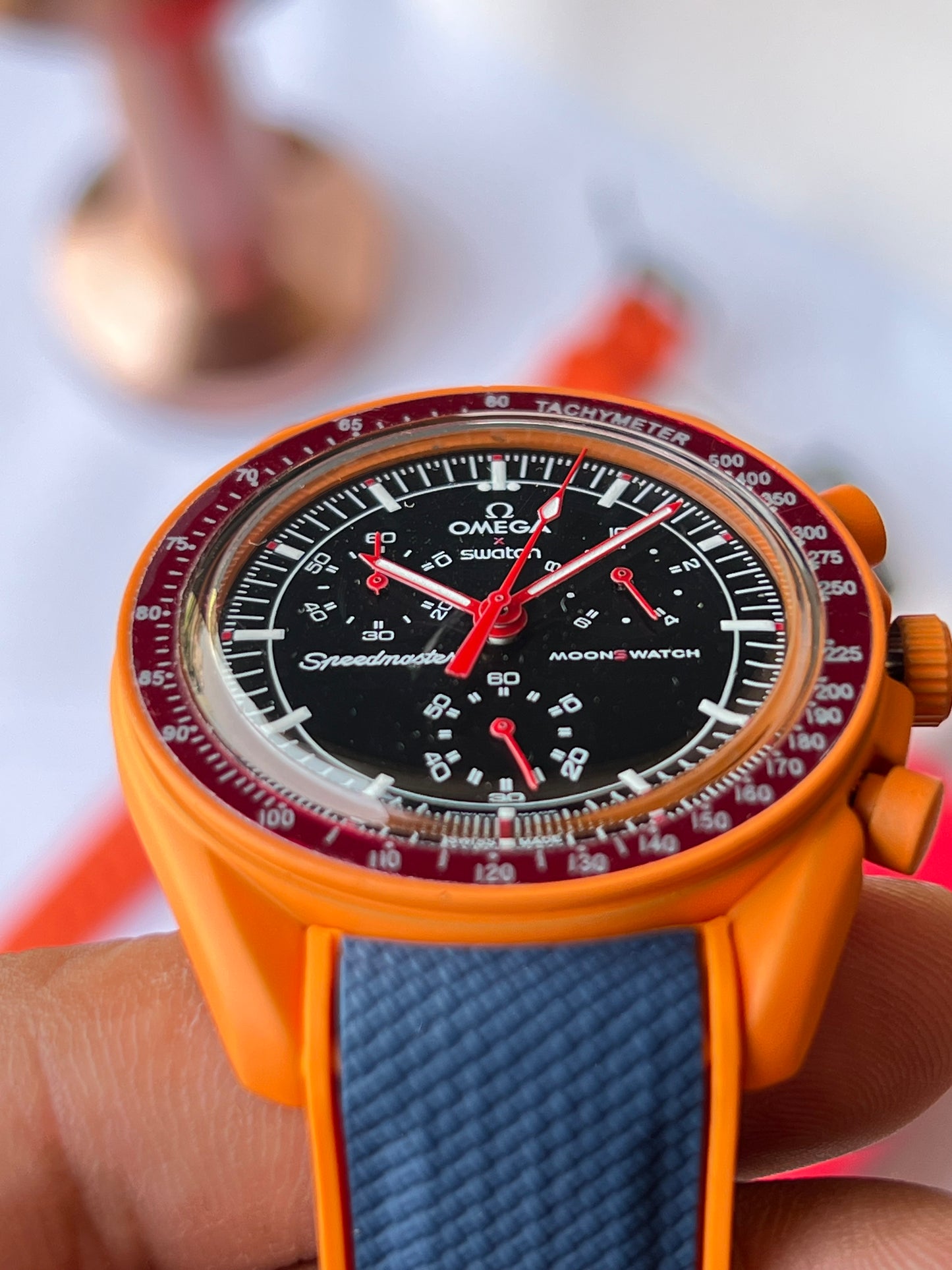 Omega Swatch Lava
