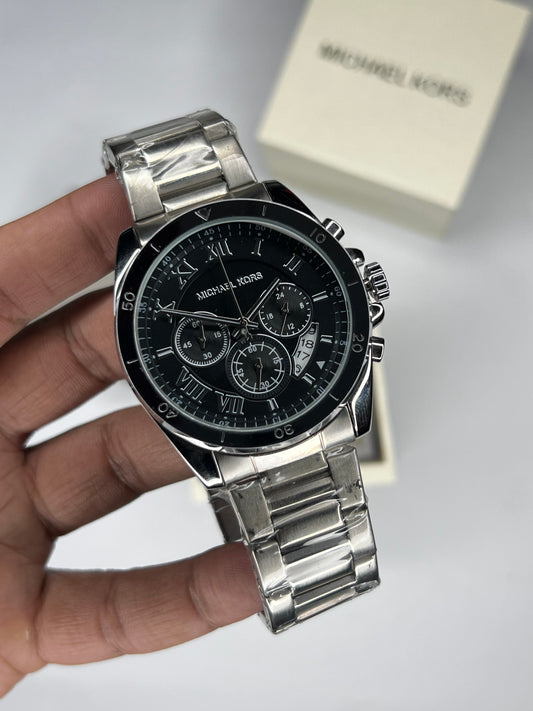 MK Silver Chronograph