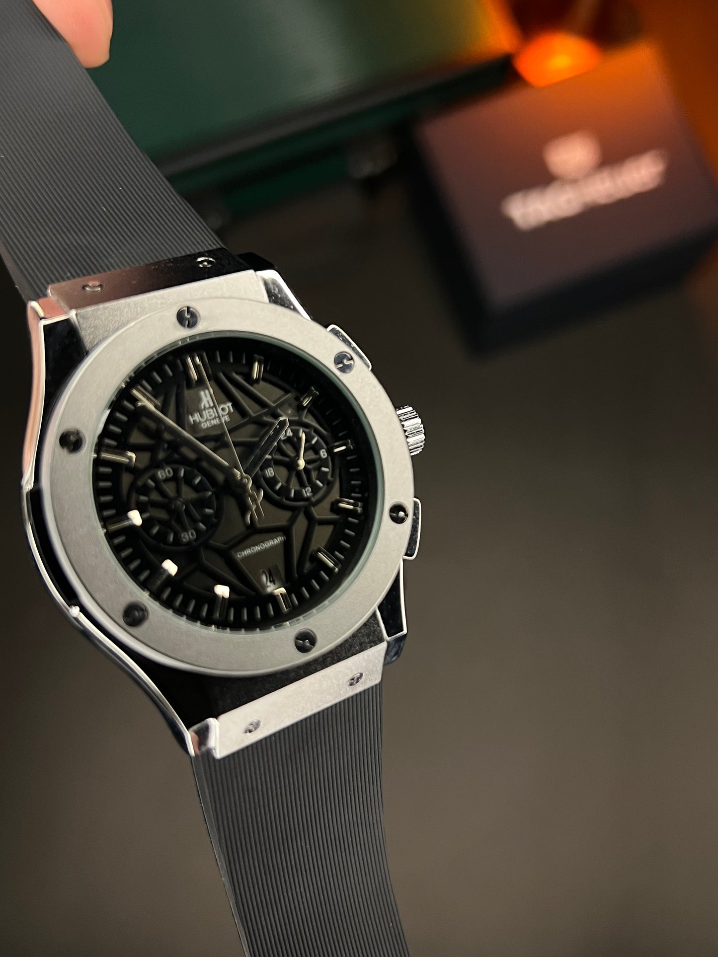 Hublt Spider Dial ( Black)