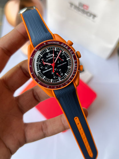 Omega Swatch Lava