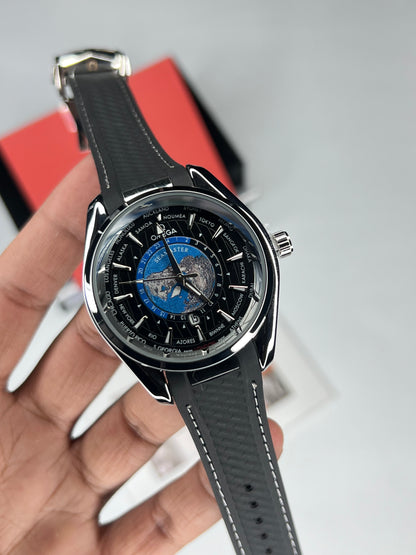 OMG Silver Case black dial