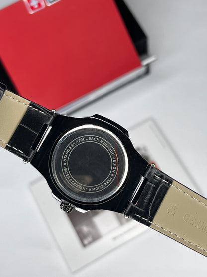 PP Nautilus Black ( Leather Strap )
