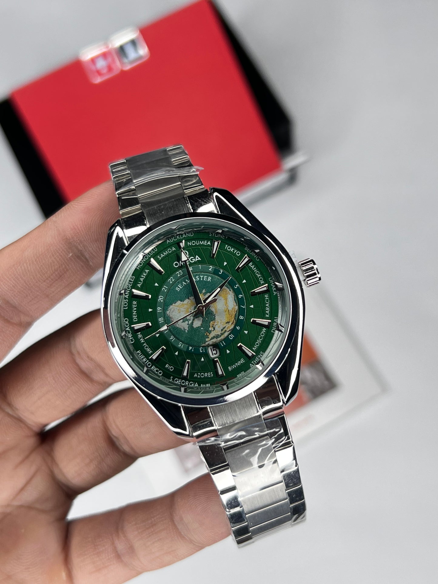 OMG SeaMaster World ( Emerald Green )
