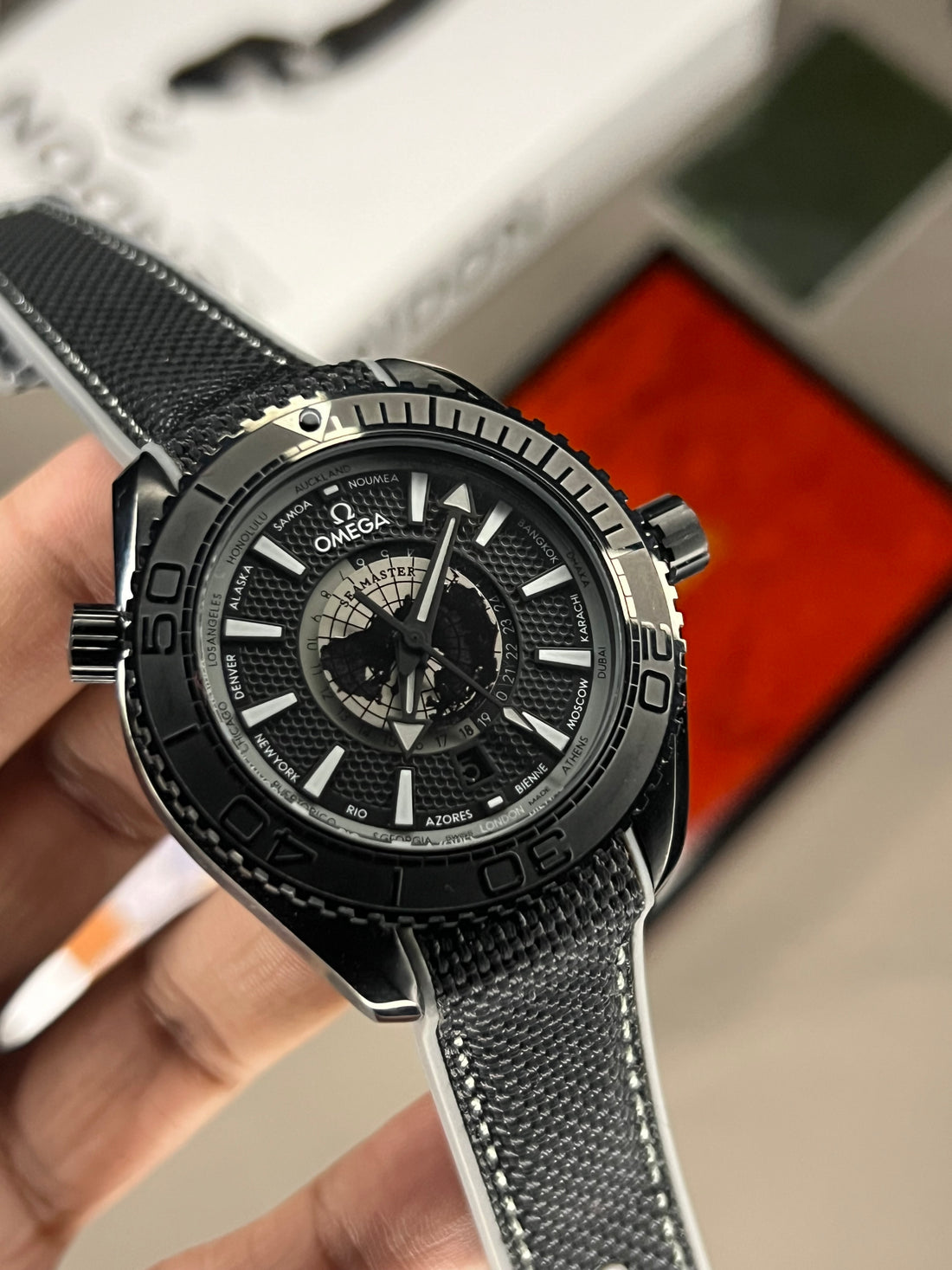 Omega Plannet Ocean 600-M World timer