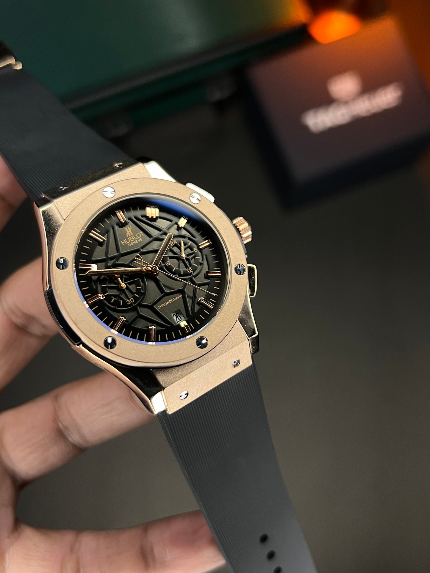 Hublt Spider dial ( black)