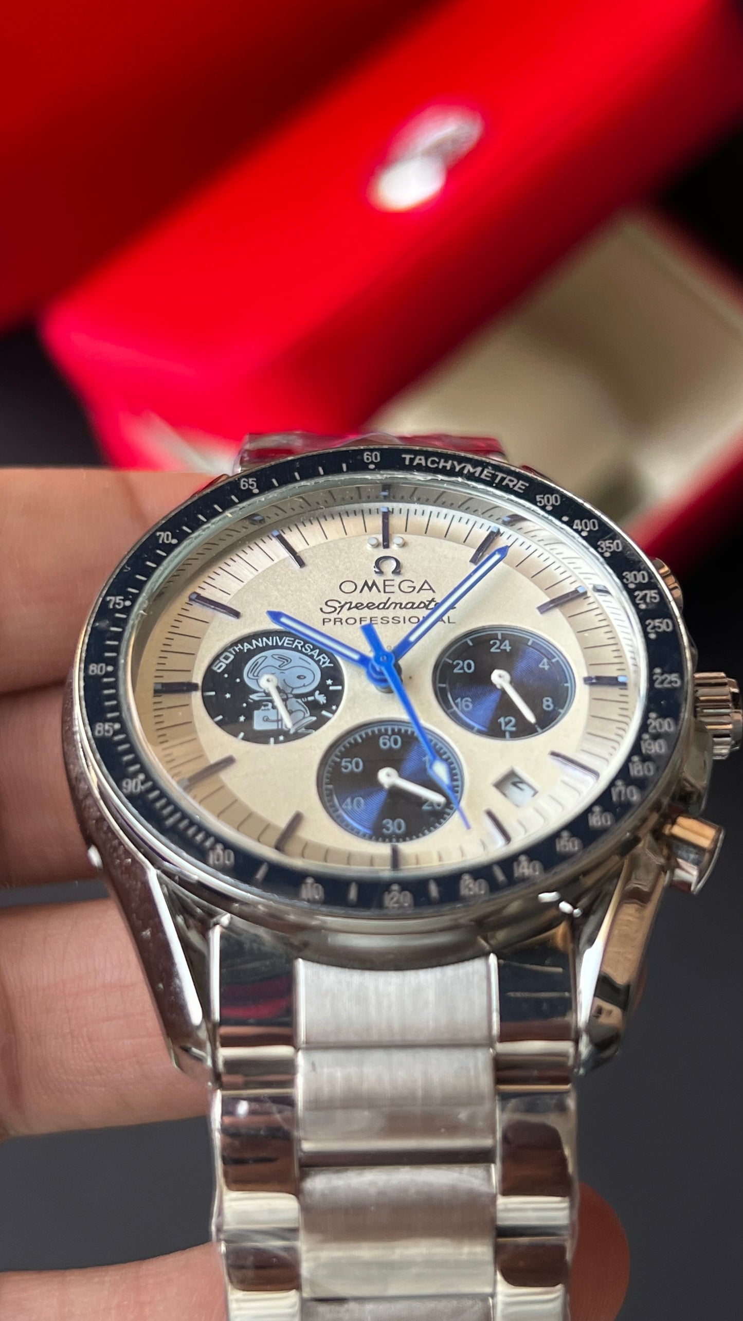 Omg Speedmaster Snoopy Edt. ( Blueish)