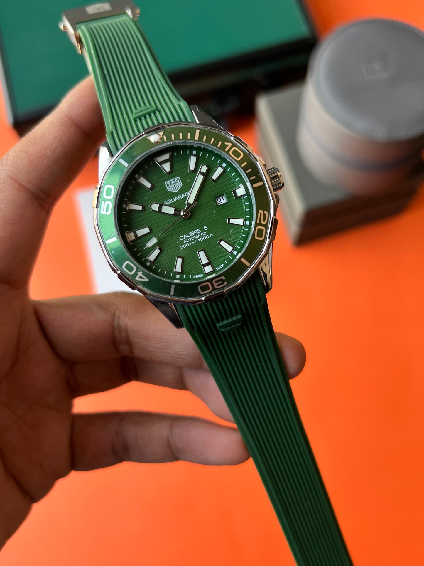 Tag Aquaracer Deep Green