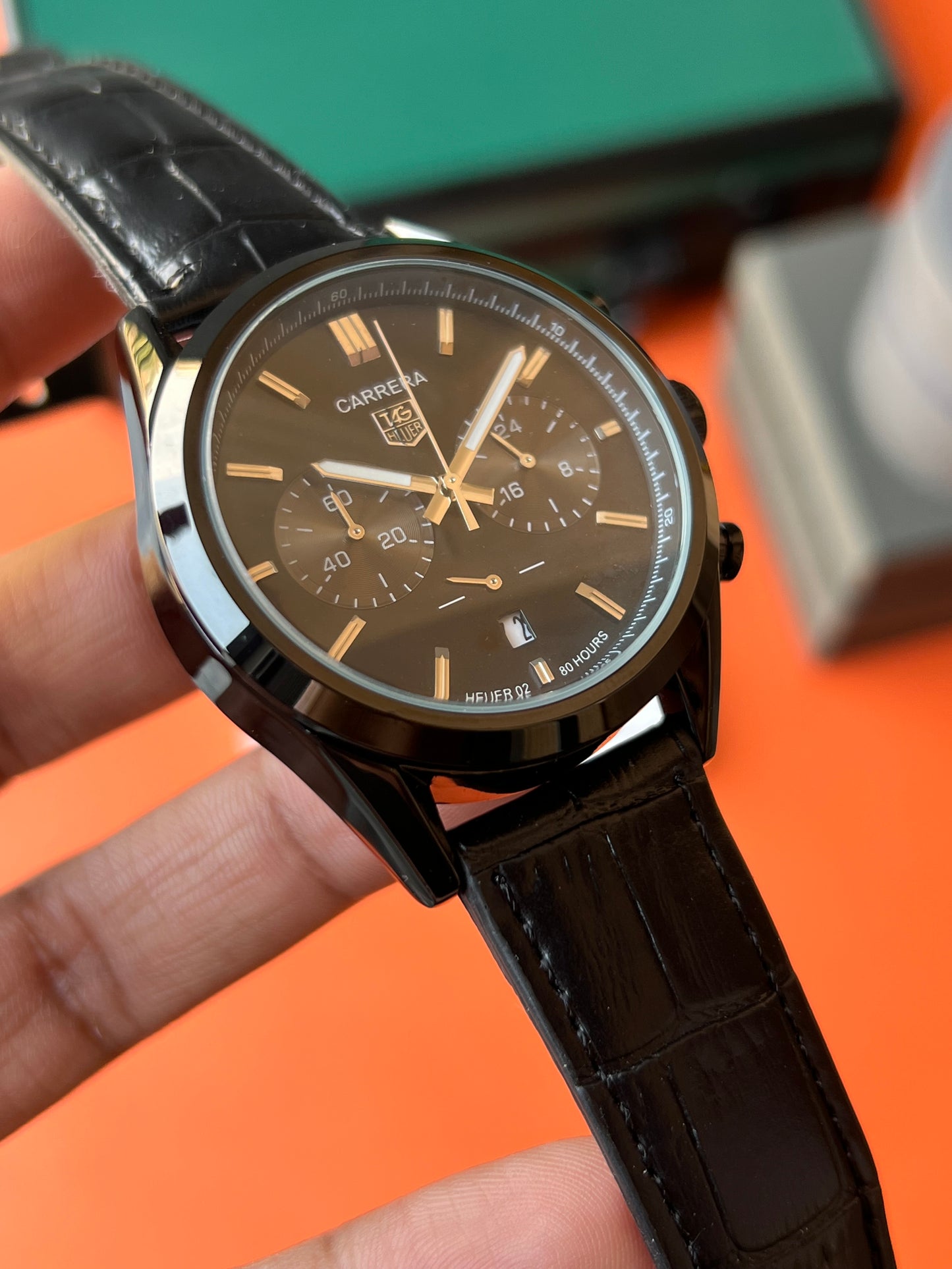 Tag Carrera Chronograph ( All Black )