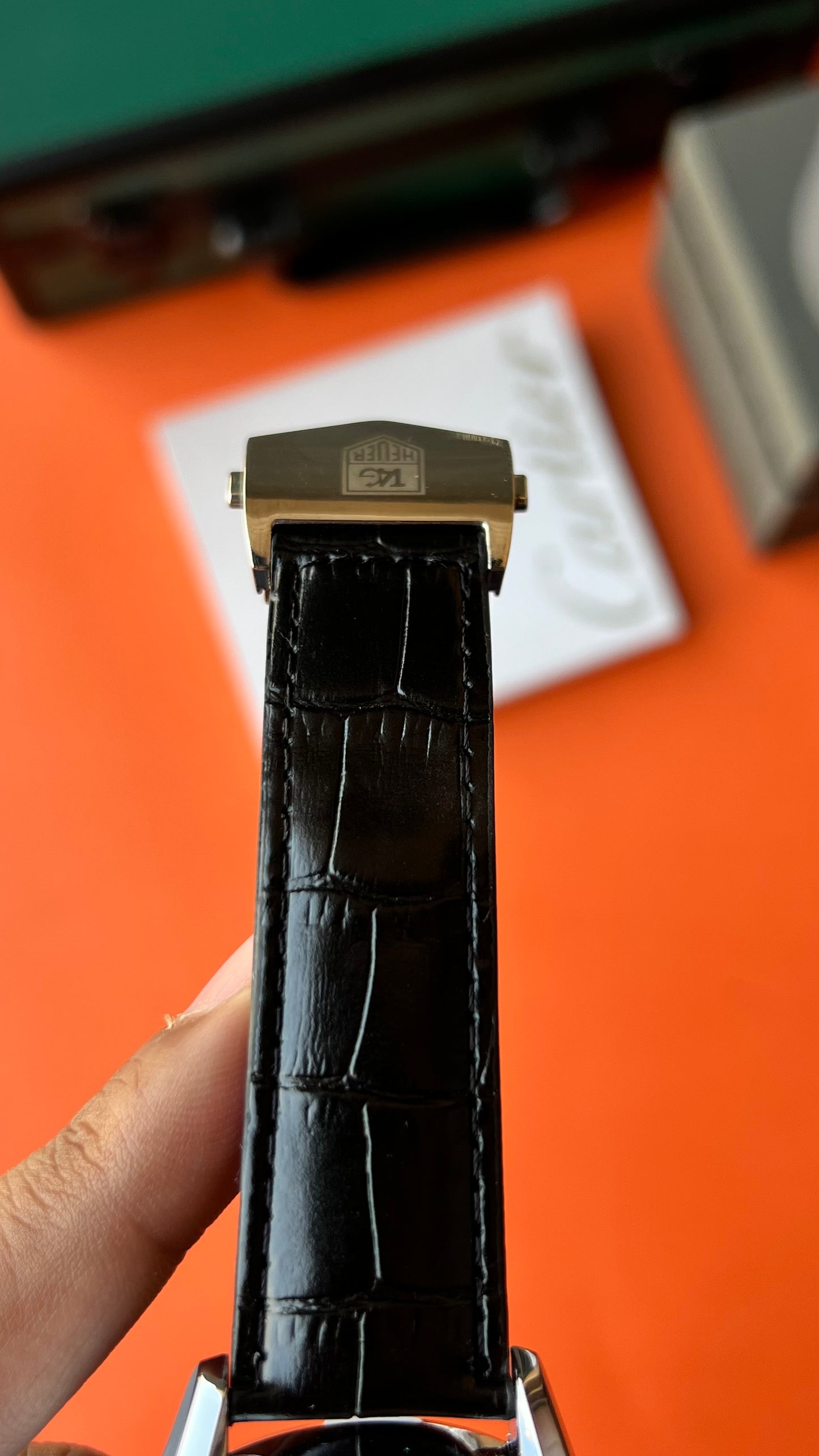 Tag Carrera Chronograph (Silver Case Black dial )